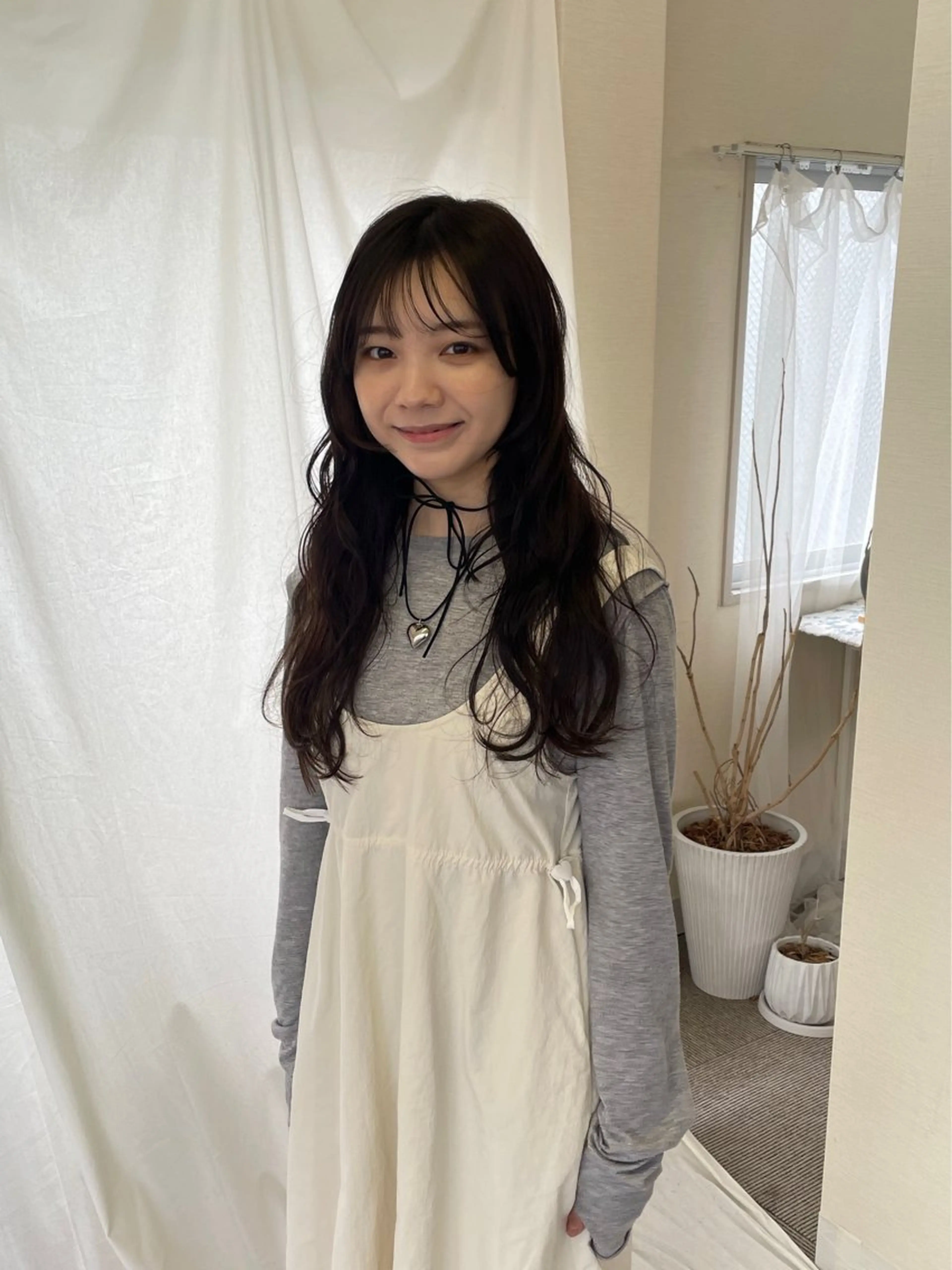 セミロング メンズモデル募集中 YOKE reinaのヘアスタイル