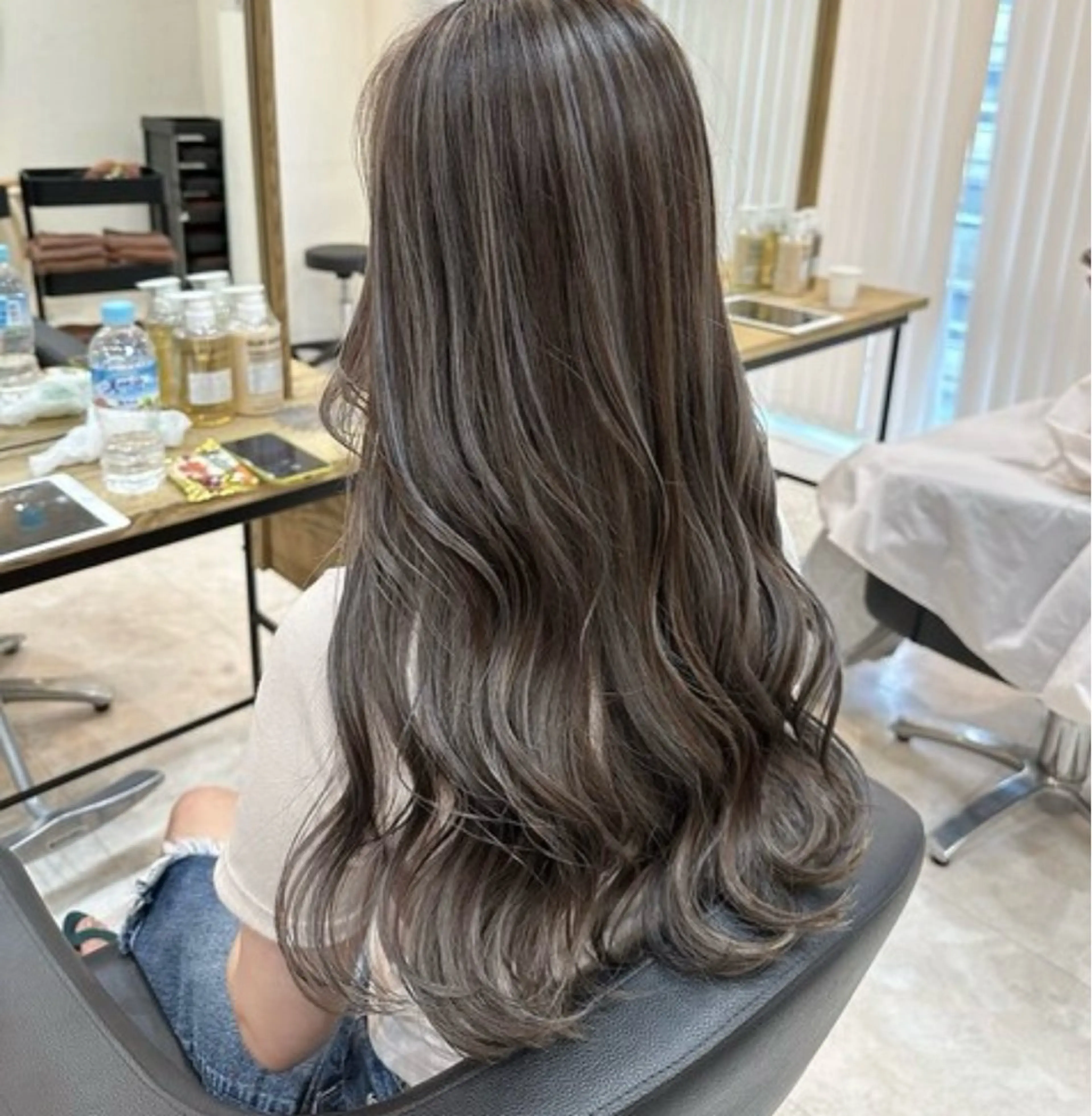 ロング カラー y u i ★ 梅田美容室のヘアスタイル