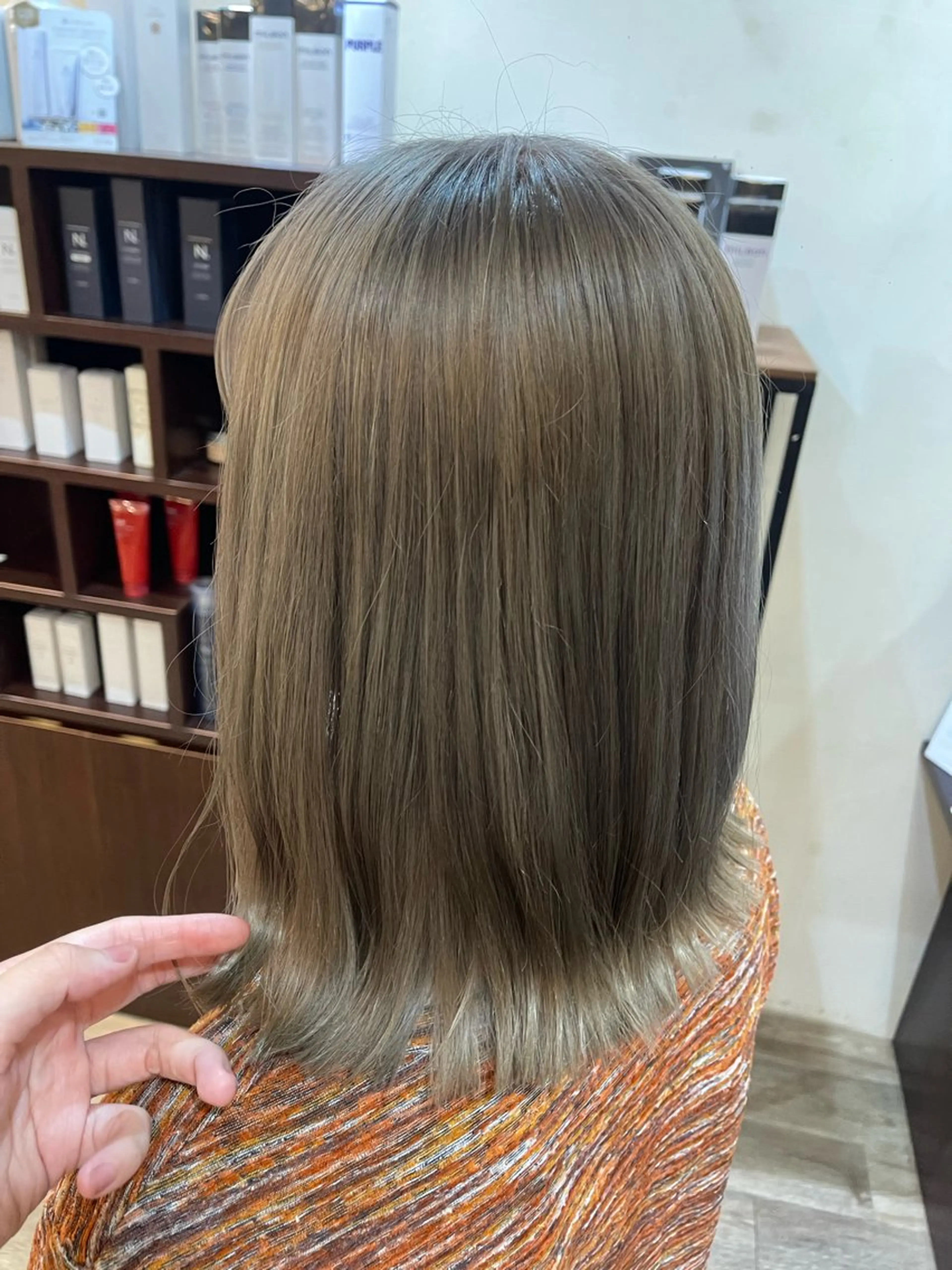 カラー ヘアカラー トリートメント envogue ゆりのヘアスタイル