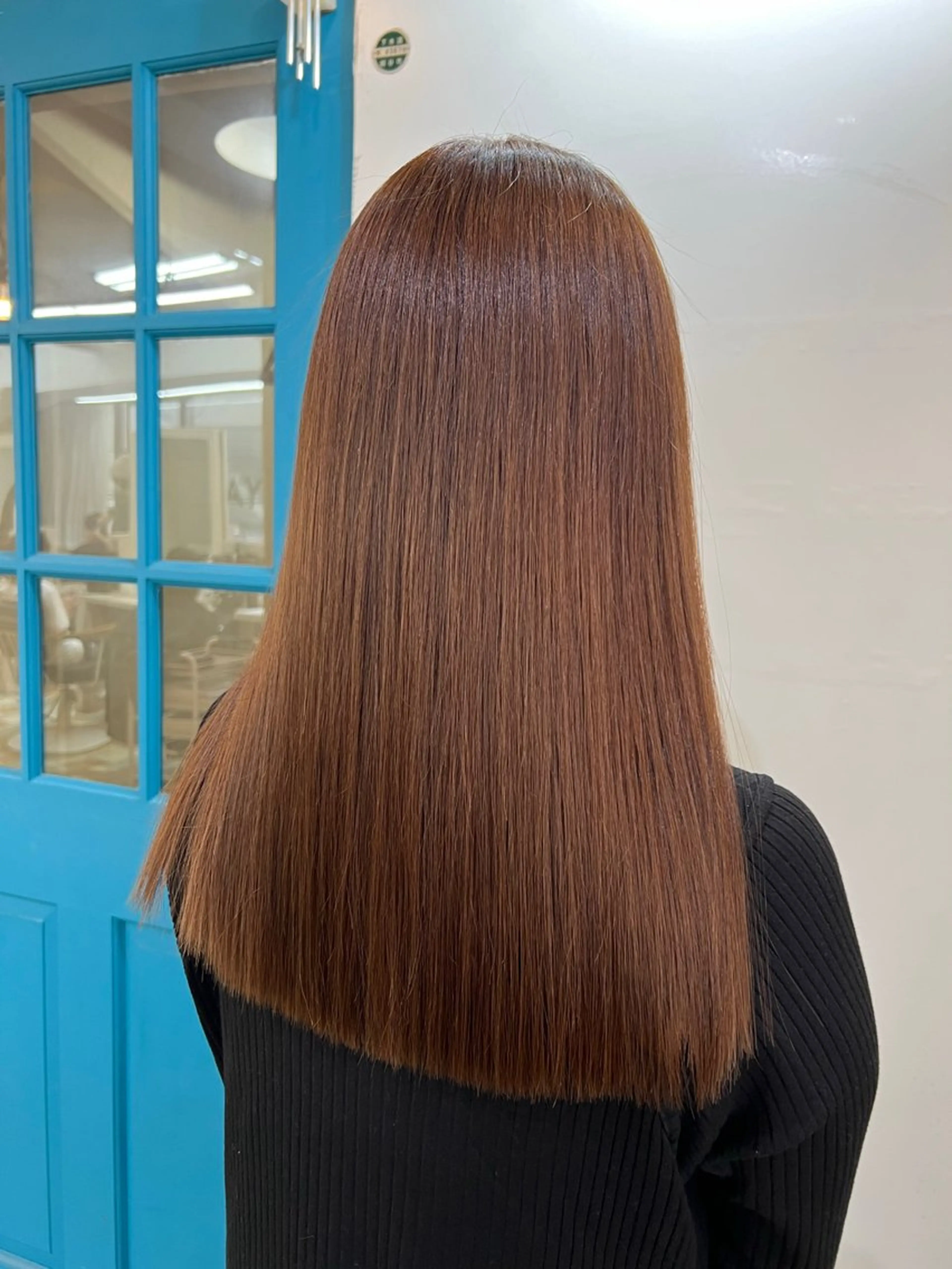 🪞カラー+《潤い》うるサラ質感トリートメントの写真