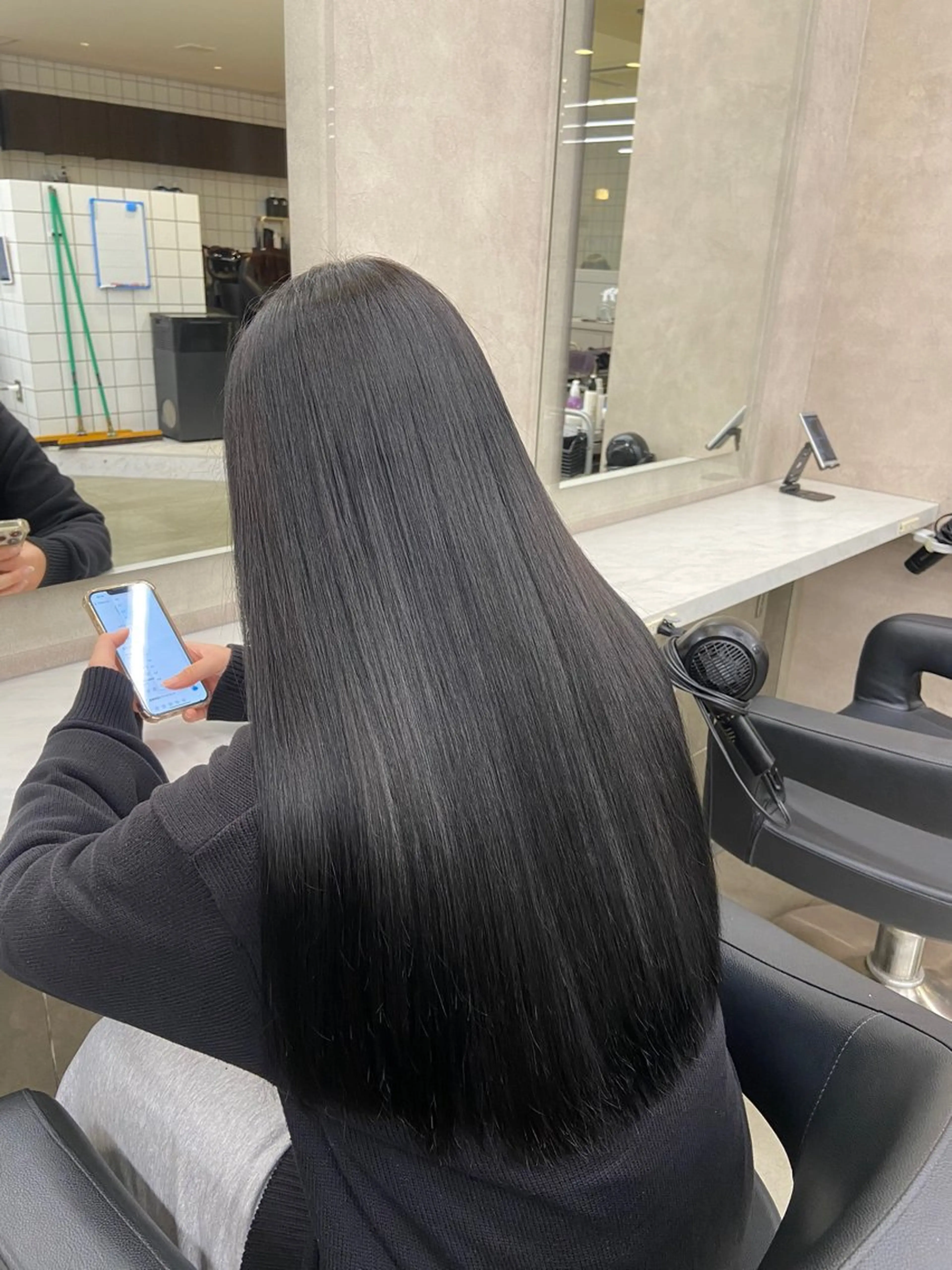 セミロング カラー ヘアアレンジ Over hair_ misakiのヘアスタイル