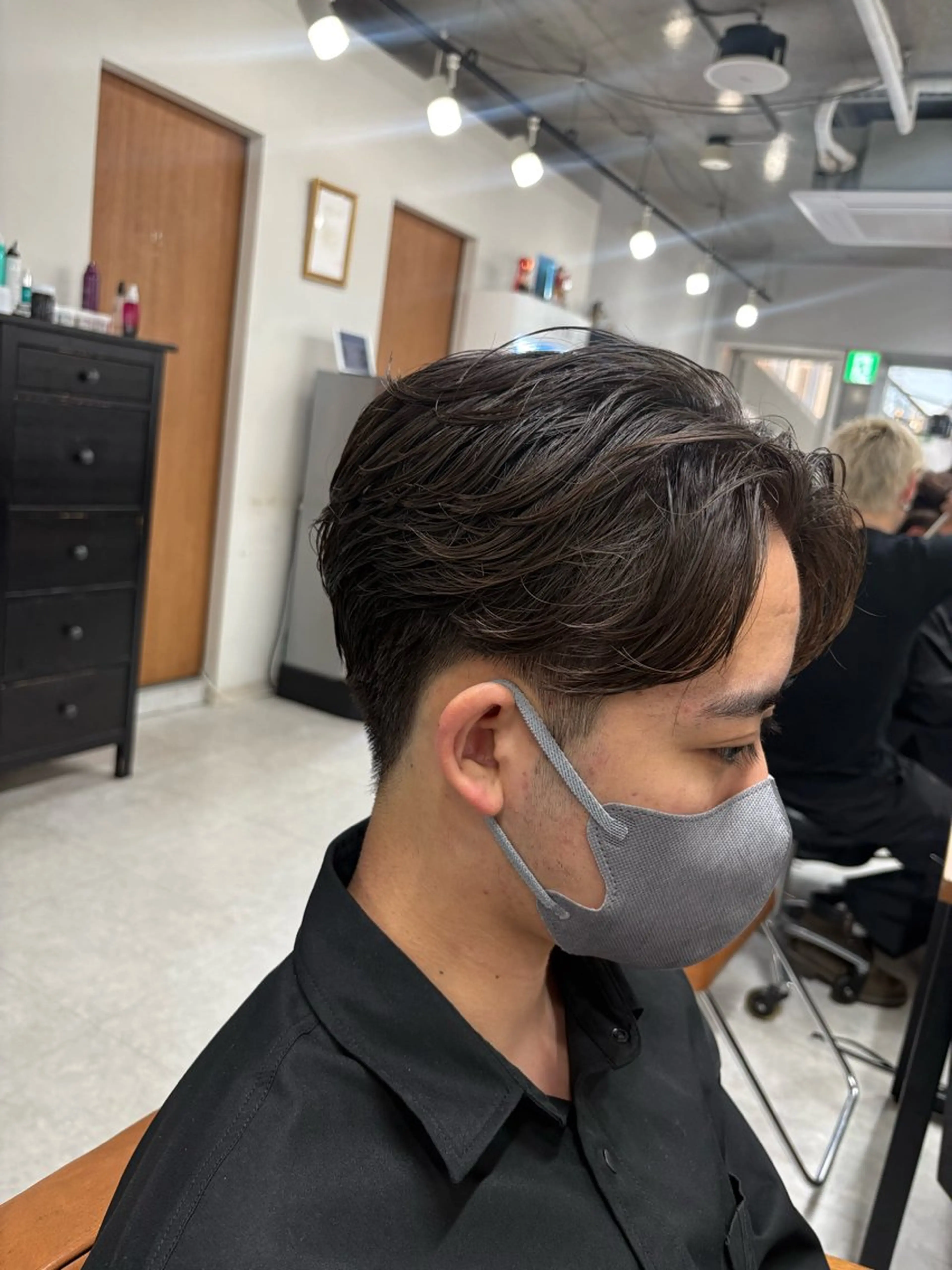 パーマ メンズ フェザーパーマ メンズパーマ メンズパーマ特化 園田　楓莉のヘアスタイル