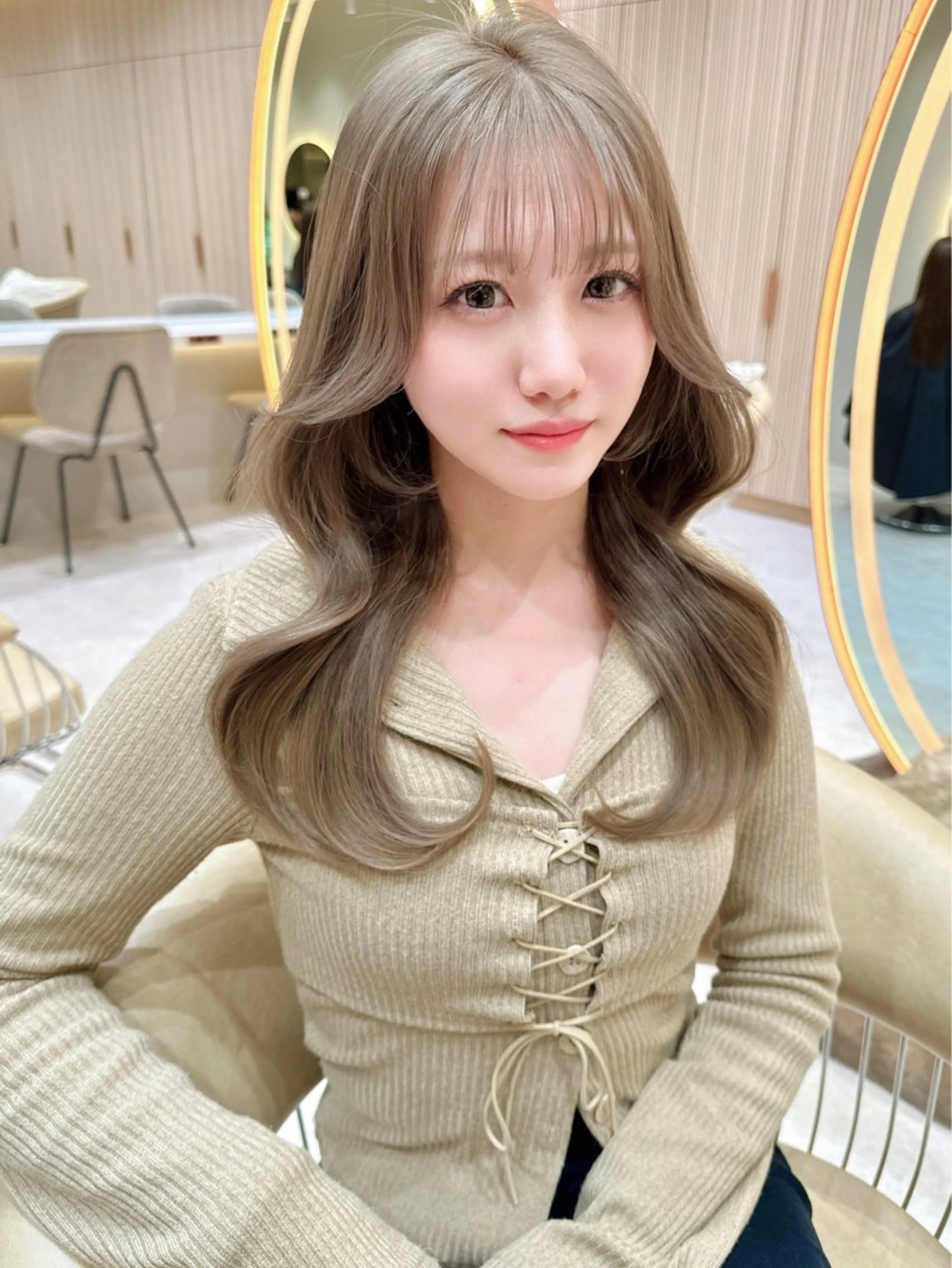 セミロング カラー レイヤー❣️縮毛矯 川村利幸のヘアスタイル