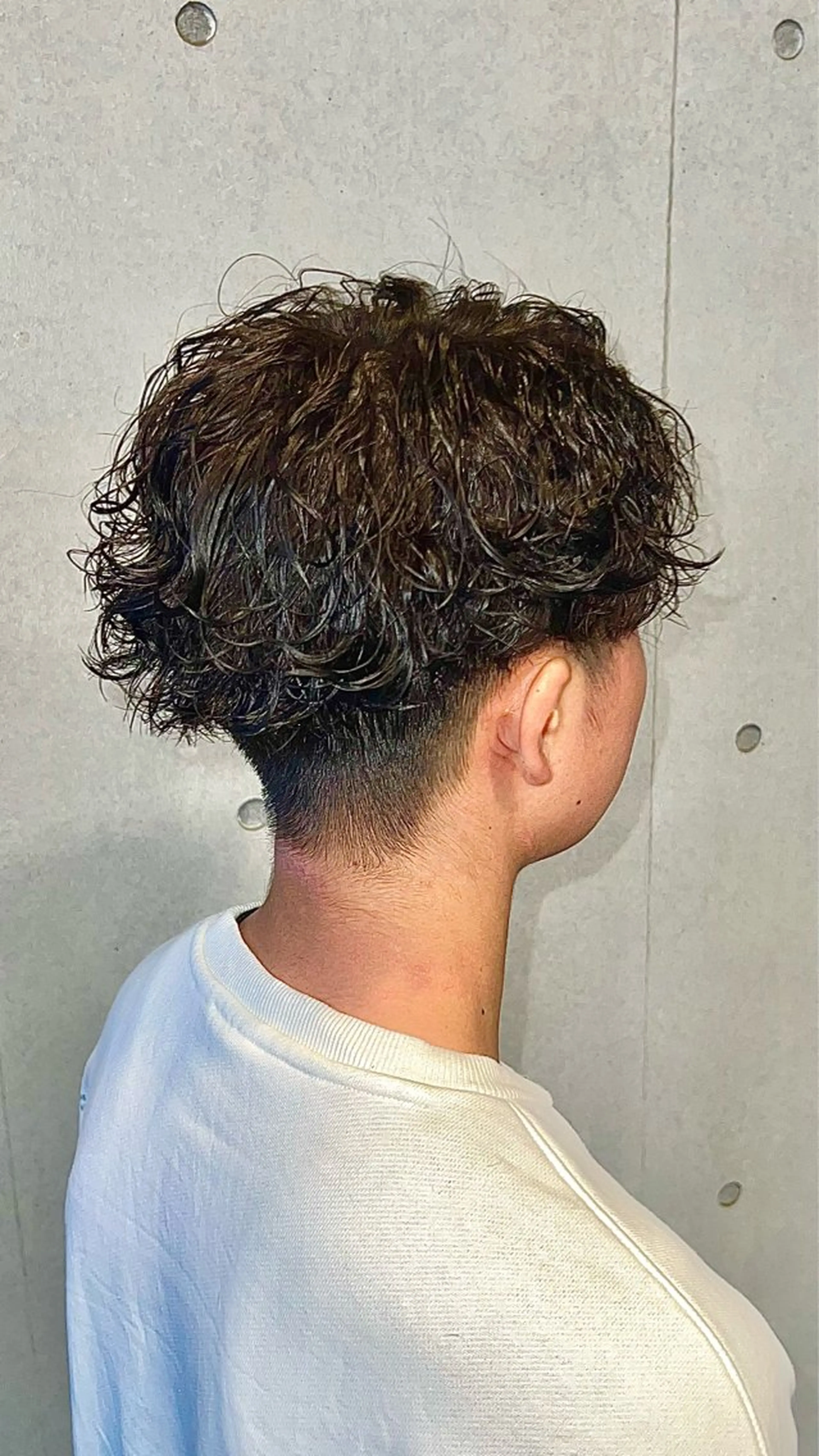 ショート パーマ メンズ カット パーマ 湘南のパーマ職人 🔥清水琉葵🔥のヘアスタイル