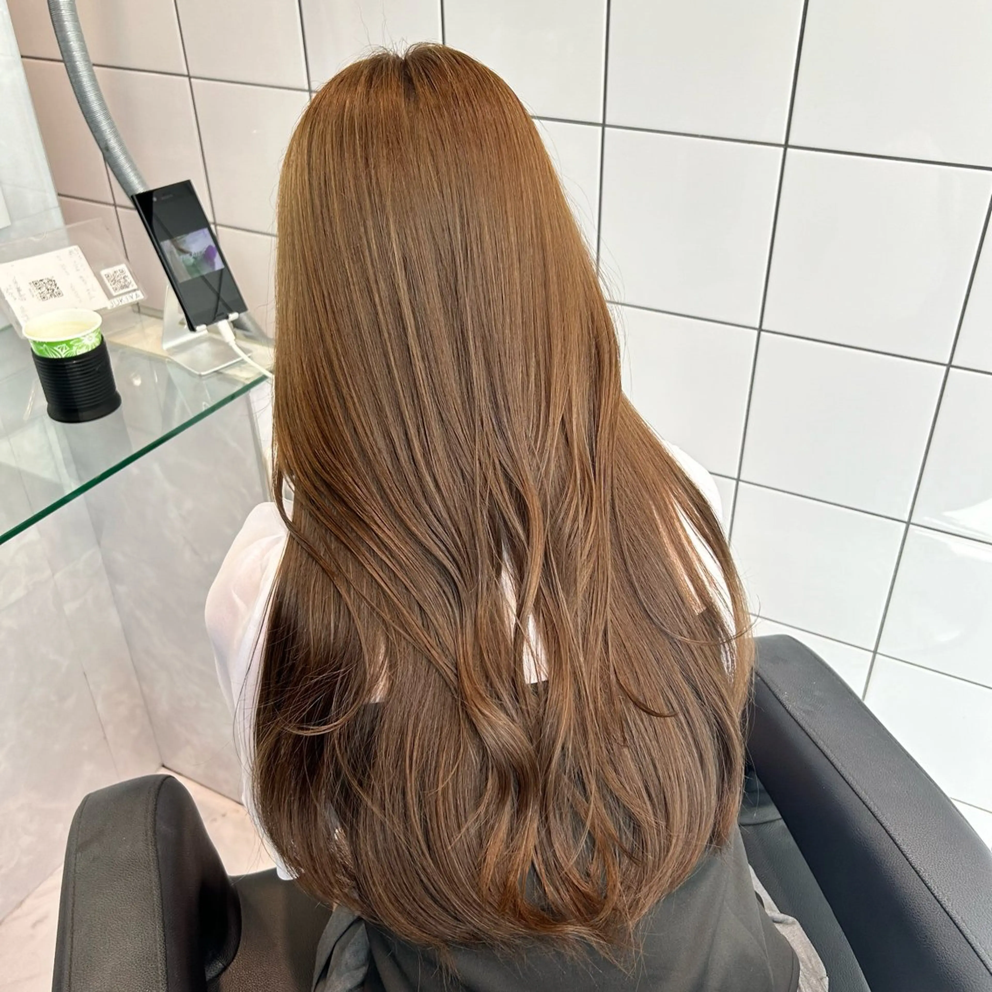 ロング カラー ヘアカラー トリートメント 表参道/透明感カラー /暗髪/ジュキヤのヘアスタイル