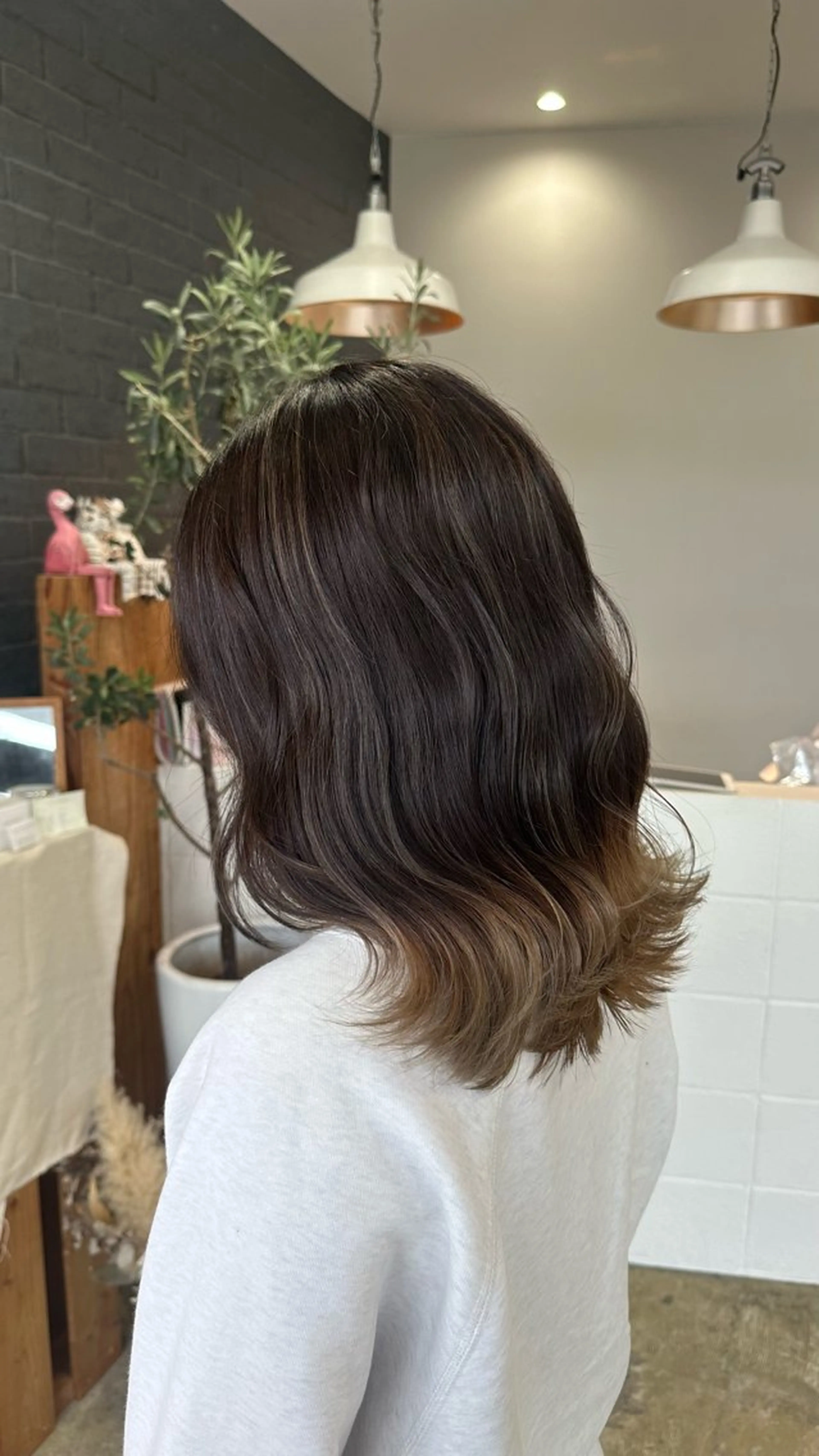 ミディアム カラー ブリーチ デザインカラー ハイライトカラー ハイライト ヘアカラー 2do Yu-kiのヘアスタイル