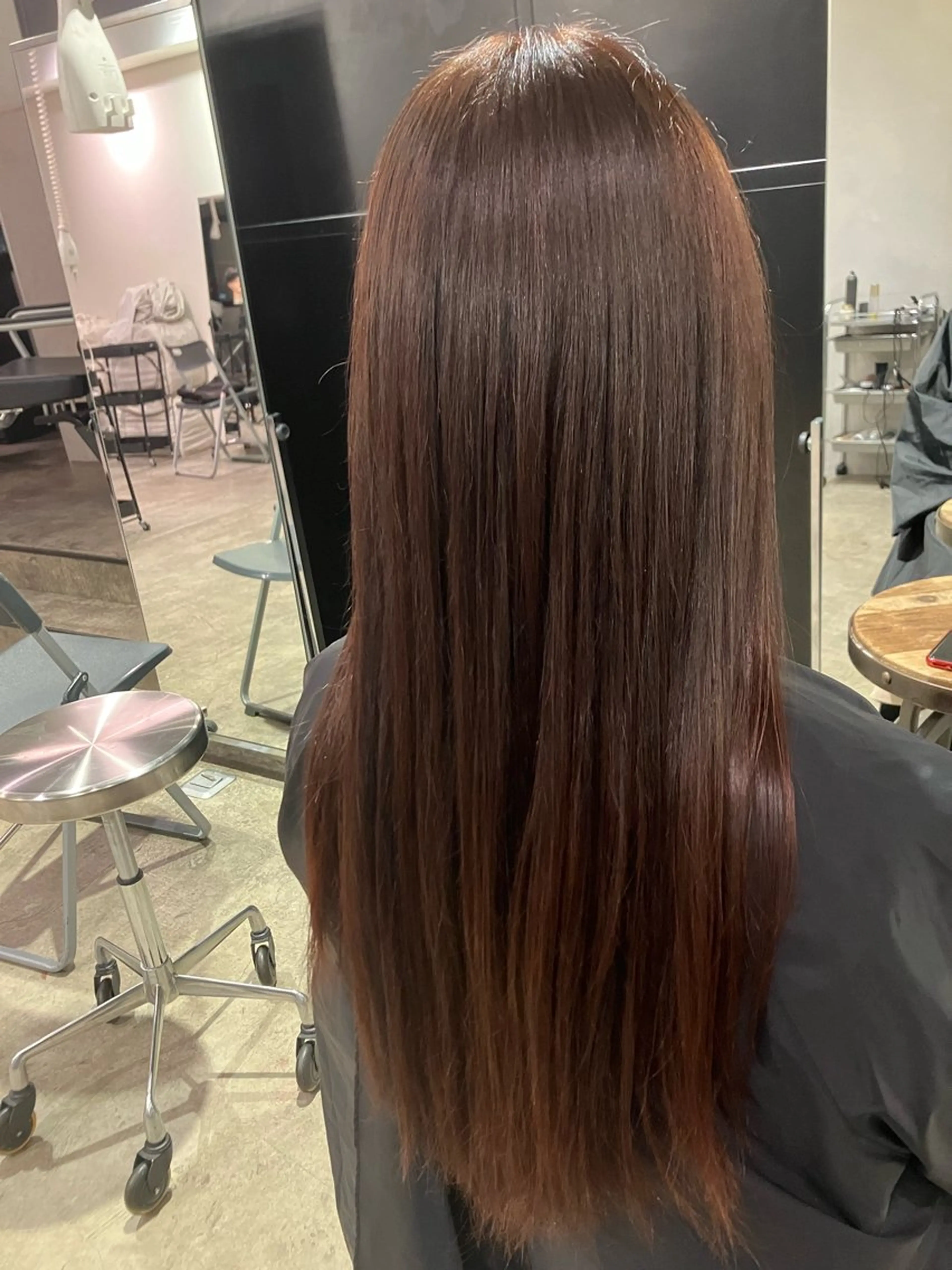 ロング カラー ピンクカラー 髪質改善 ウルフ・ハイレイヤー 🌟ナカノ・ユウヤのヘアスタイル