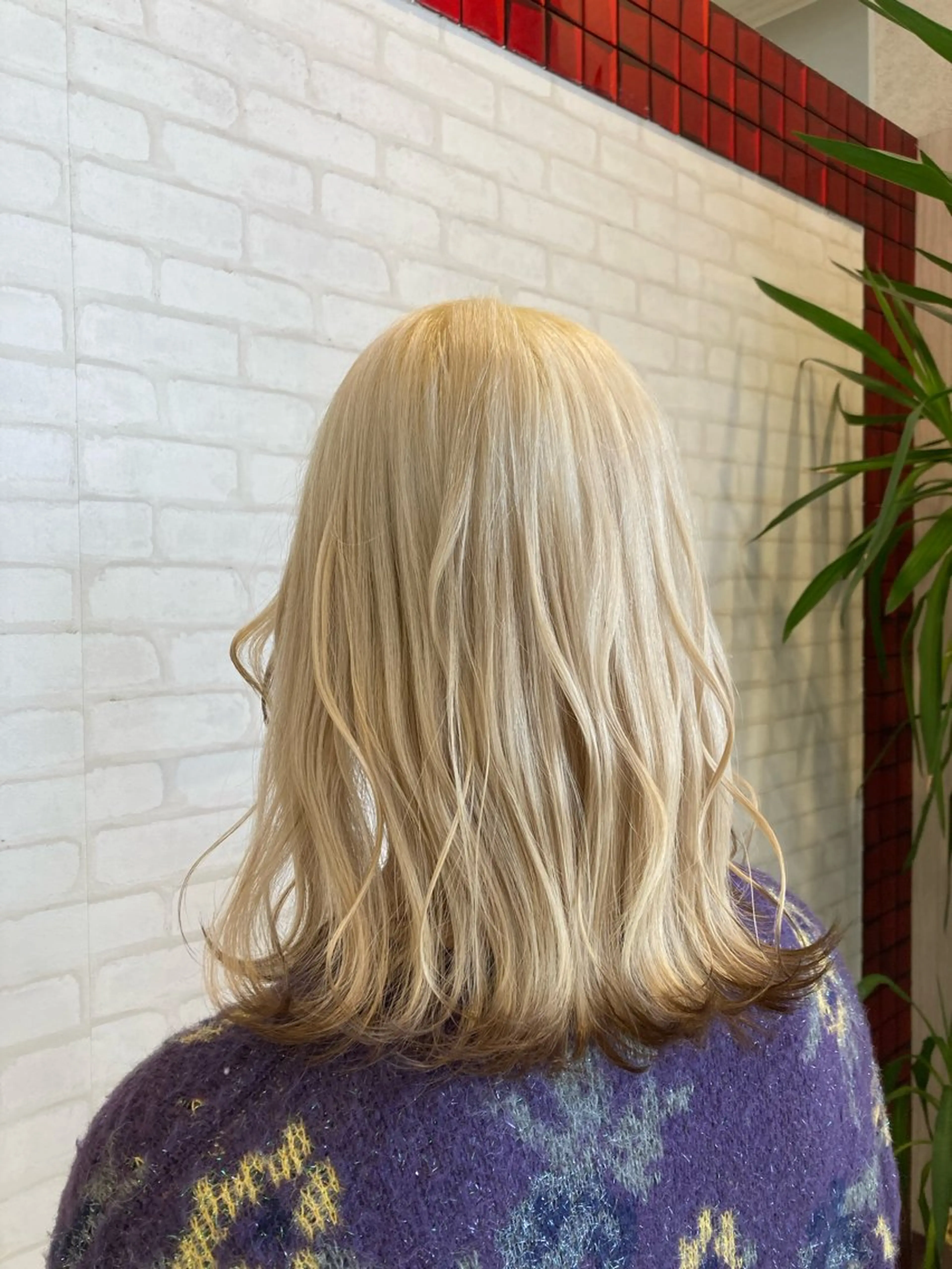 ミディアム トリートメント 永倉 はるかのヘアスタイル