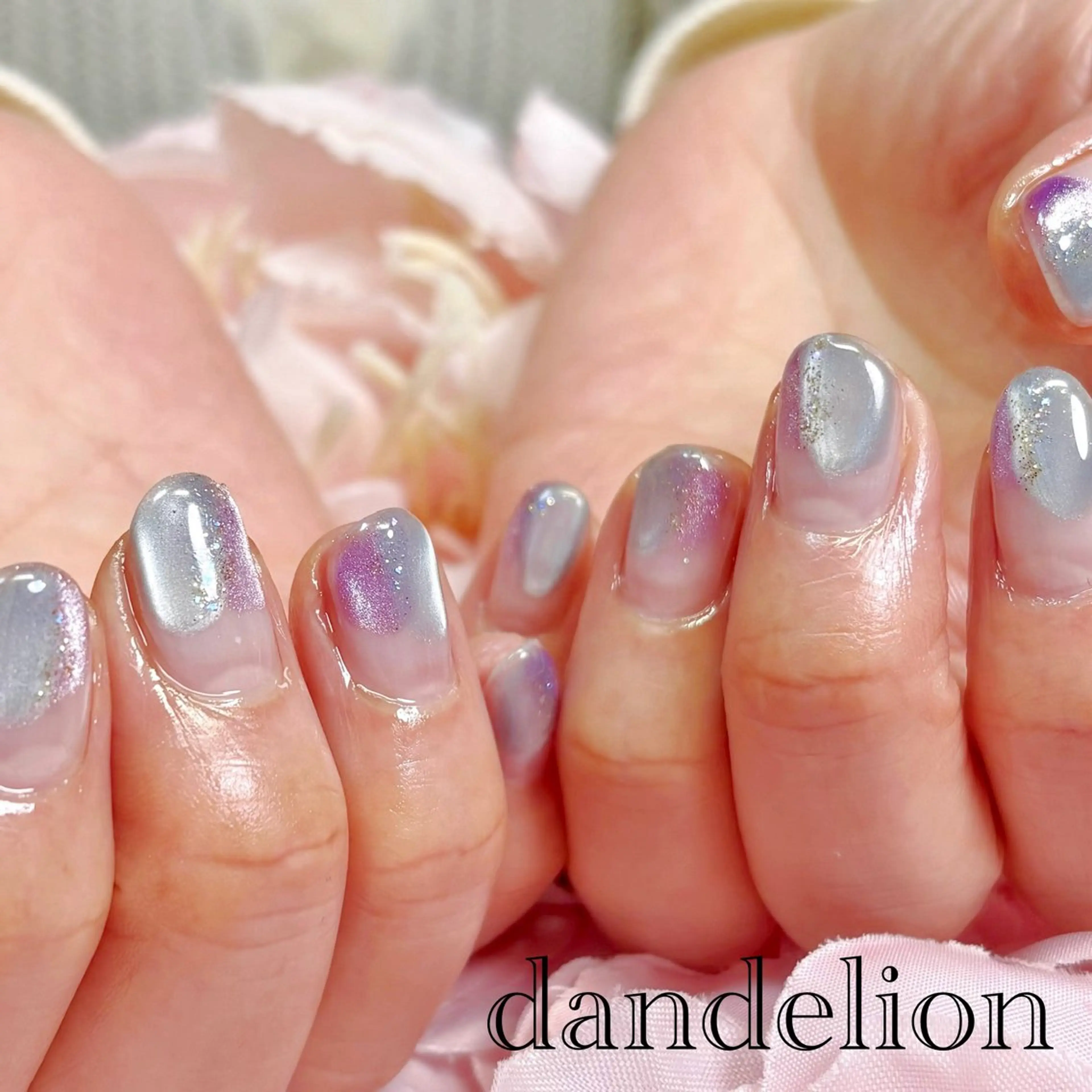 ネイル ハンドネイル ハンドケア dandelion ダンデライオンのネイルデザイン