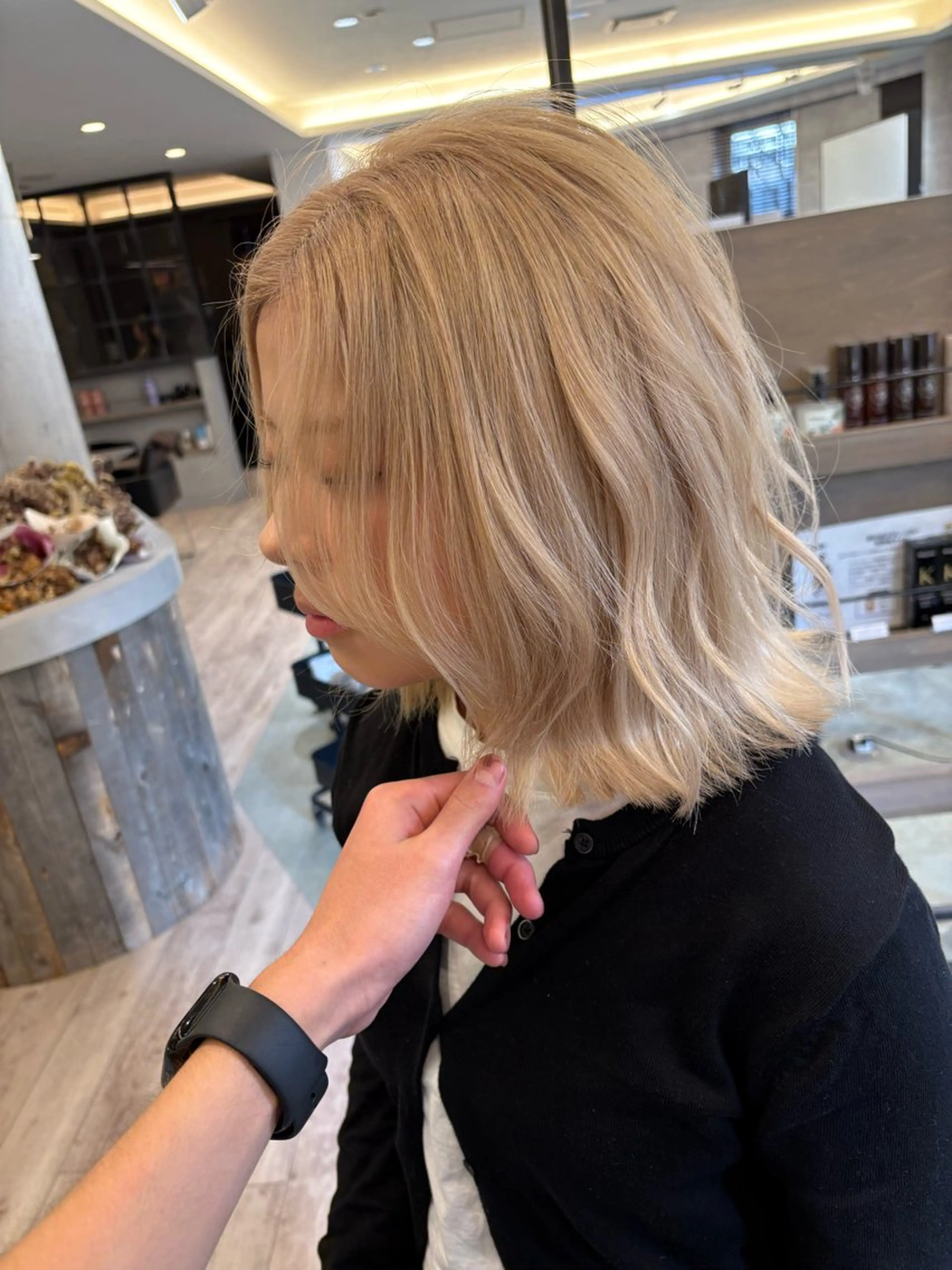 ミディアム ヘアカラー ケアブリーチ🌟 ♢WATARU♢のヘアスタイル