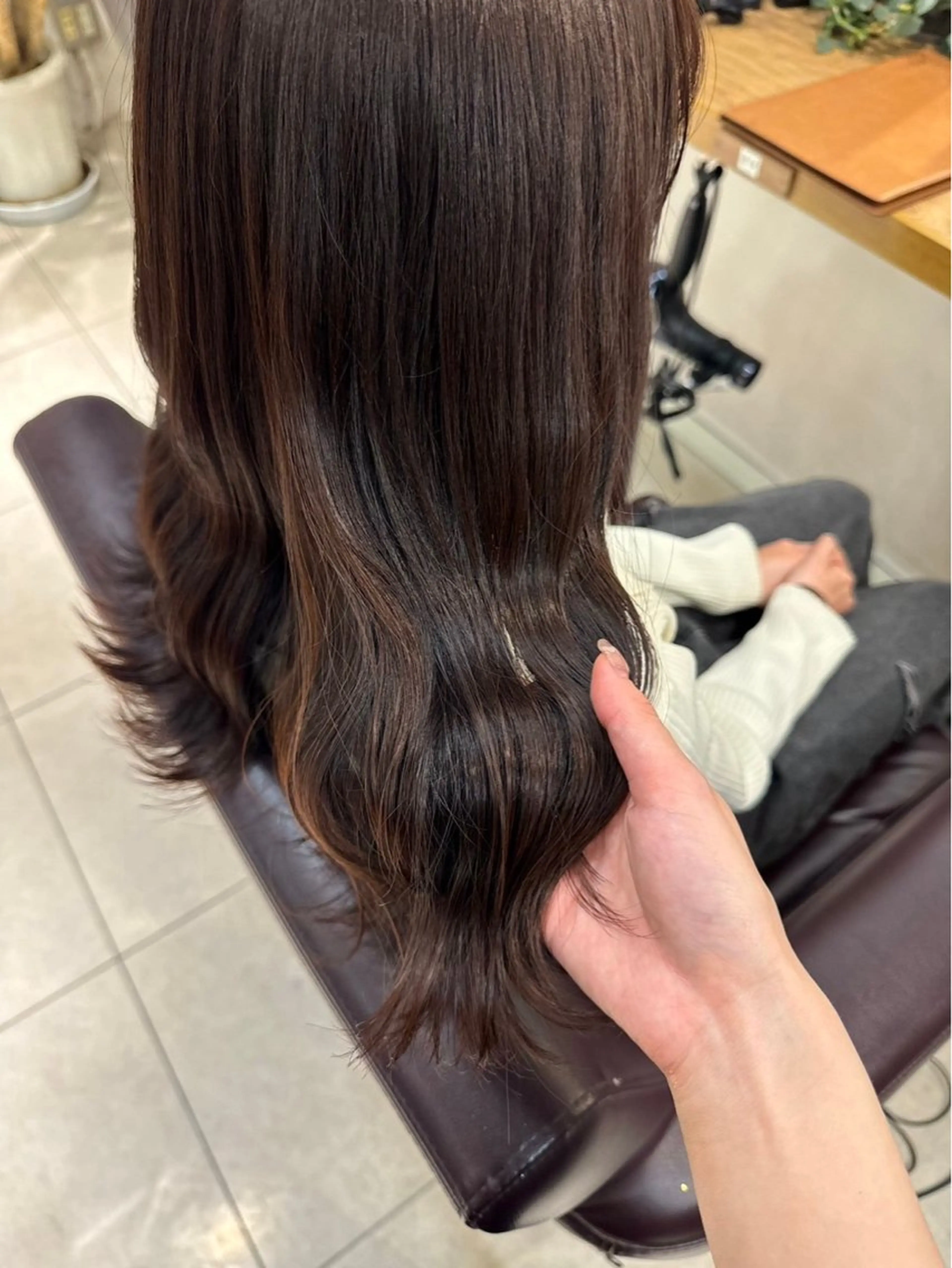 ロング カラー アレンジ/艶髪/ 艶カラー/koumeのヘアスタイル