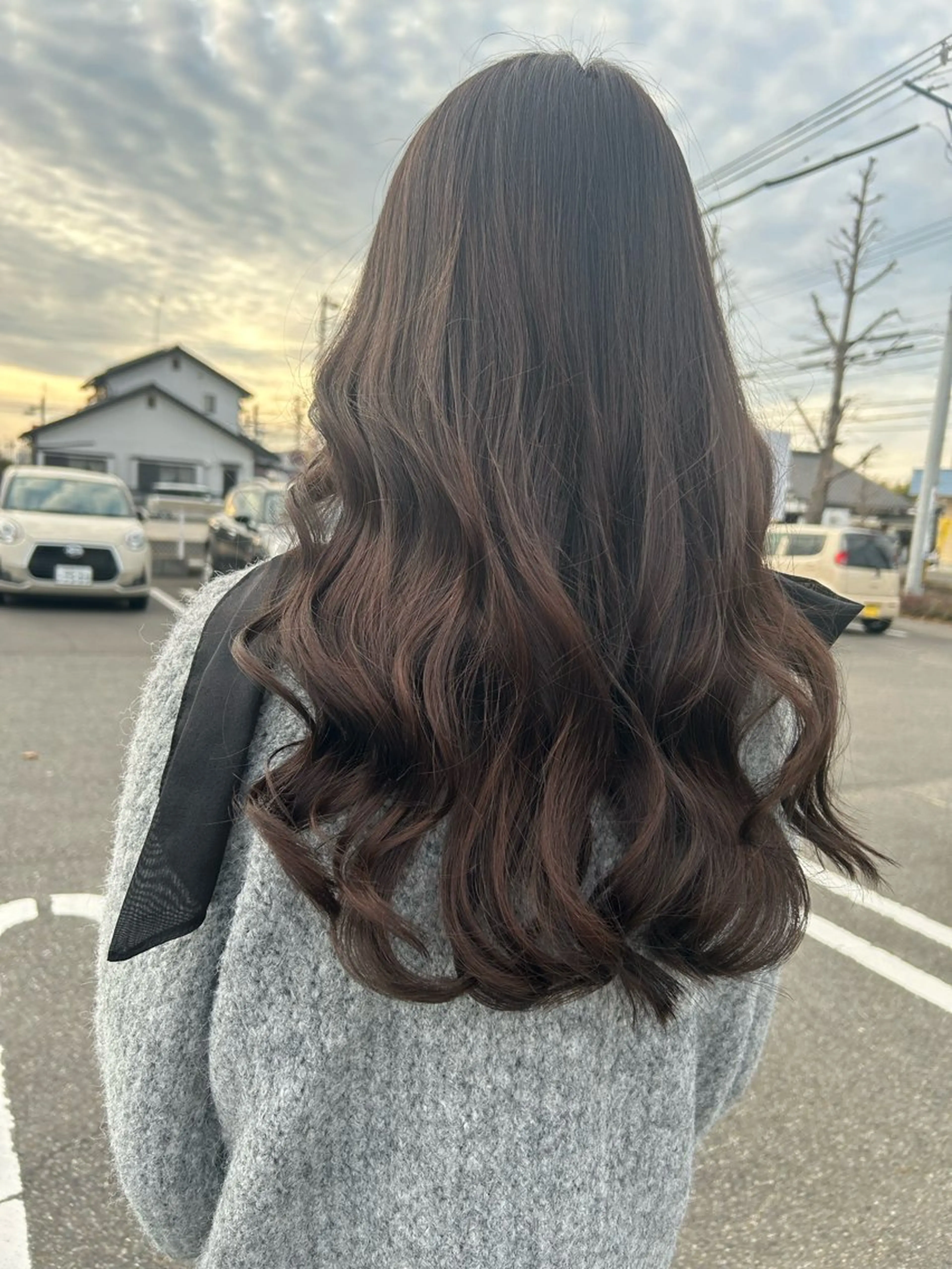 ロング ヘアカラー くろだ まみのヘアスタイル