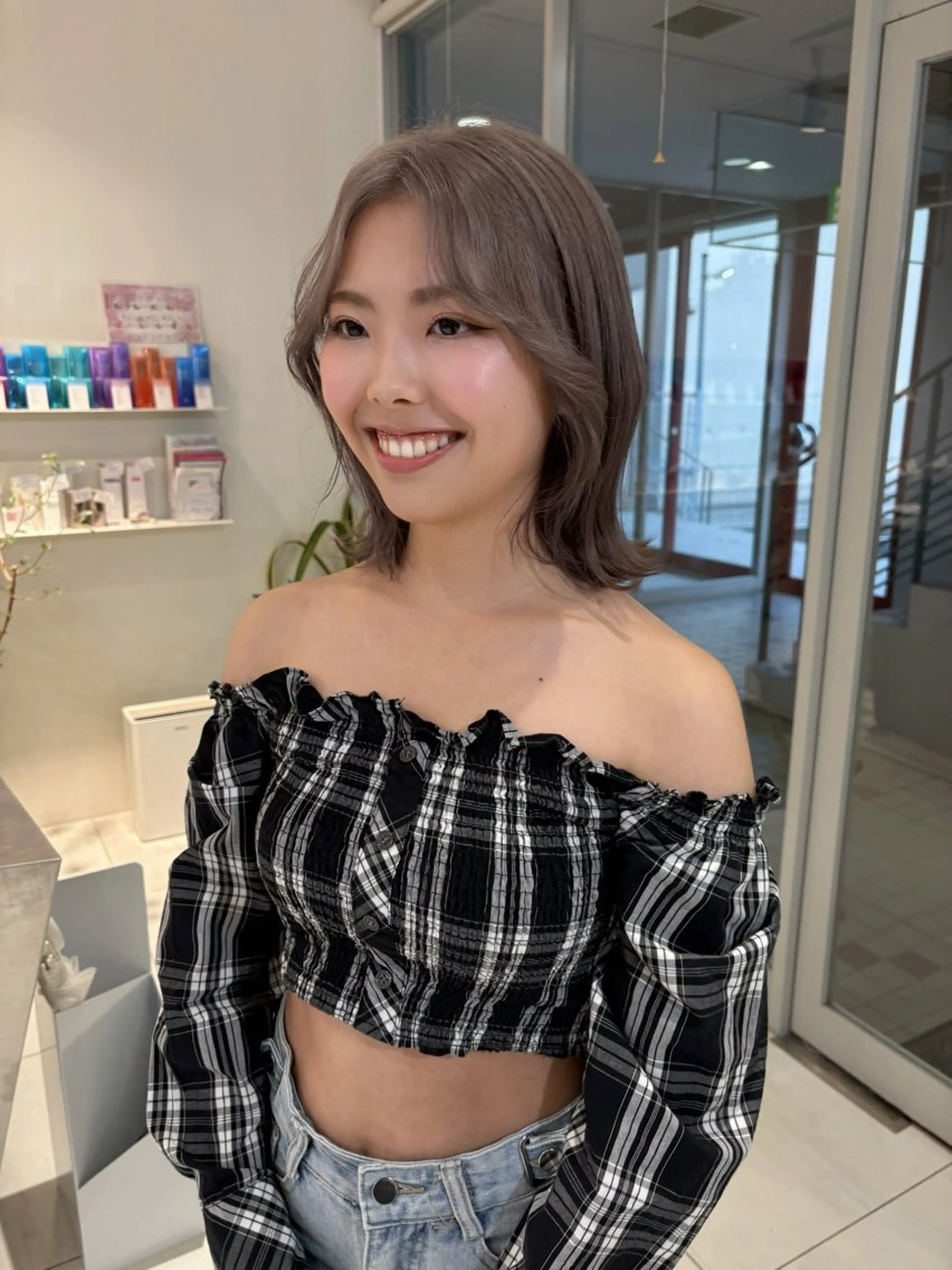 ミディアム カラー カット ヘアカラー STELLA hair design salon所属・浅野 匠のヘアスタイル