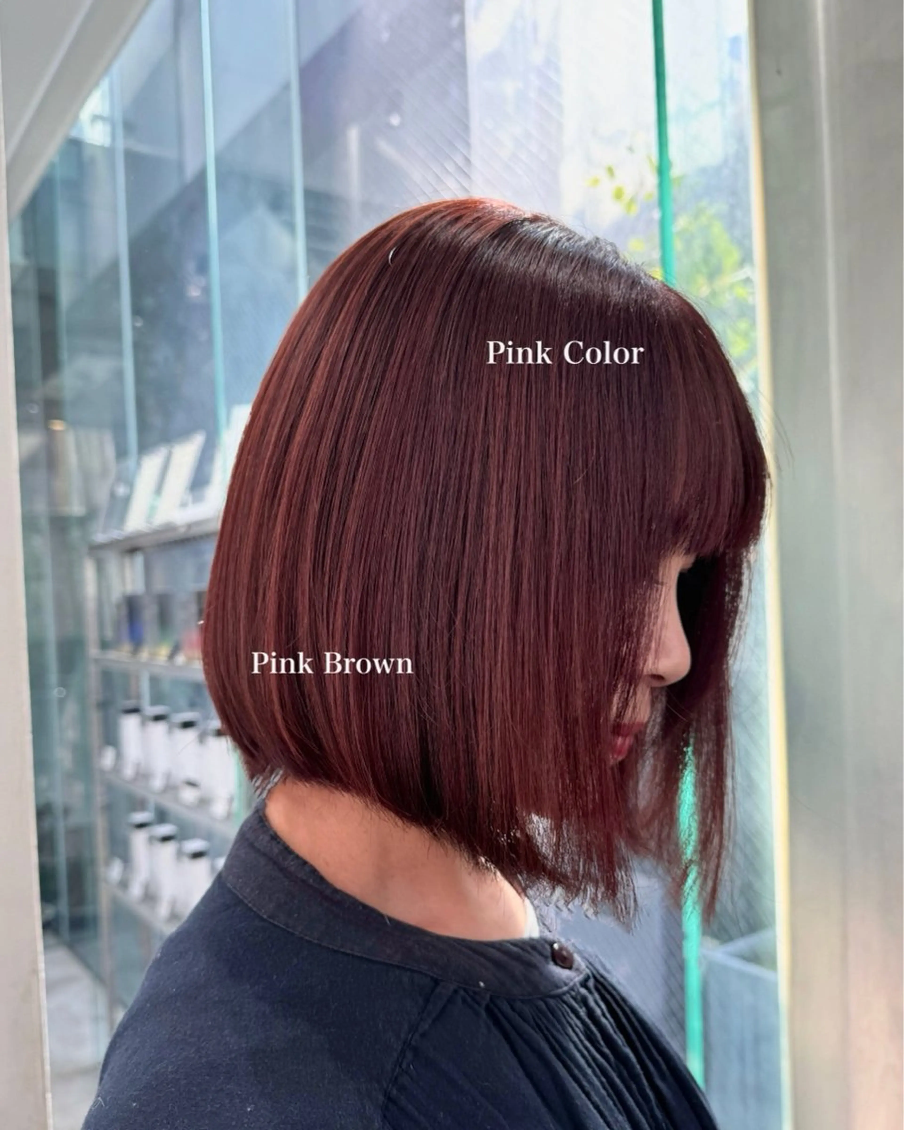 【🫧平日限定/ミニモ学割🫧】カラー（ブリーチなし）＋トリートメント[韓国/ナチュラルカラー/髪質改善]の写真