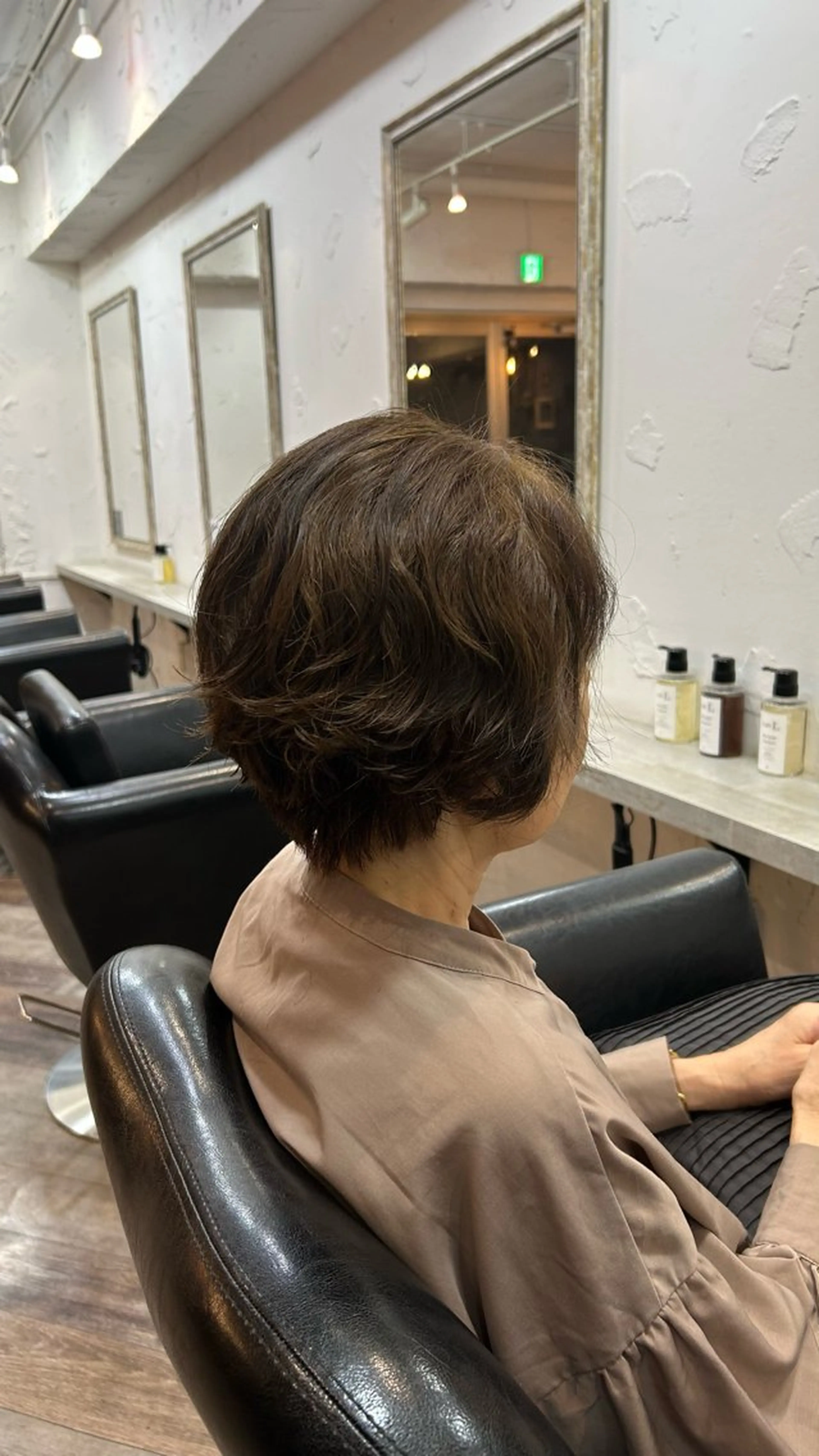ショート パーマ カット HONAMI ．のヘアスタイル