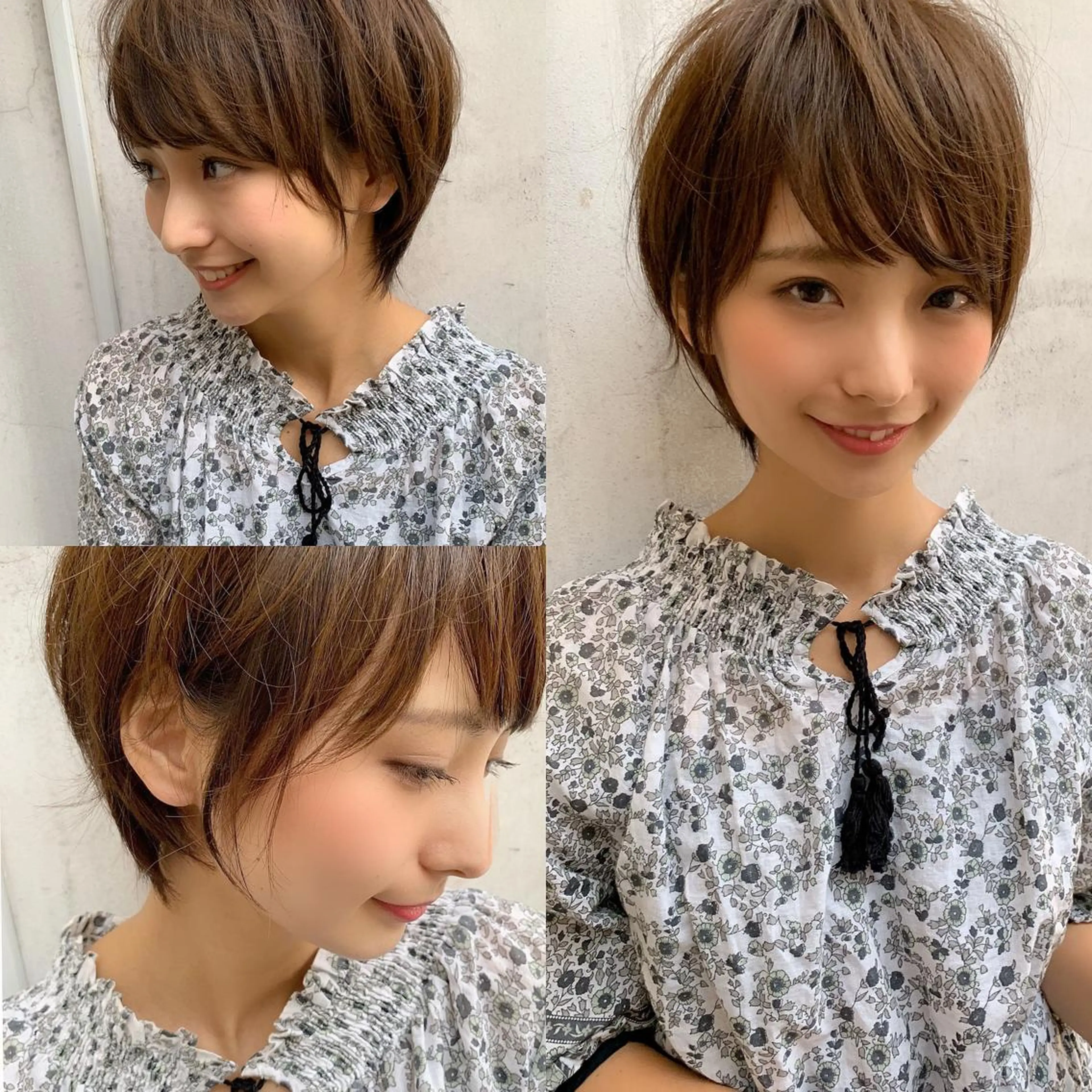 ショート 縮毛矯正/ショート/ レイヤー/畑中正敏のヘアスタイル