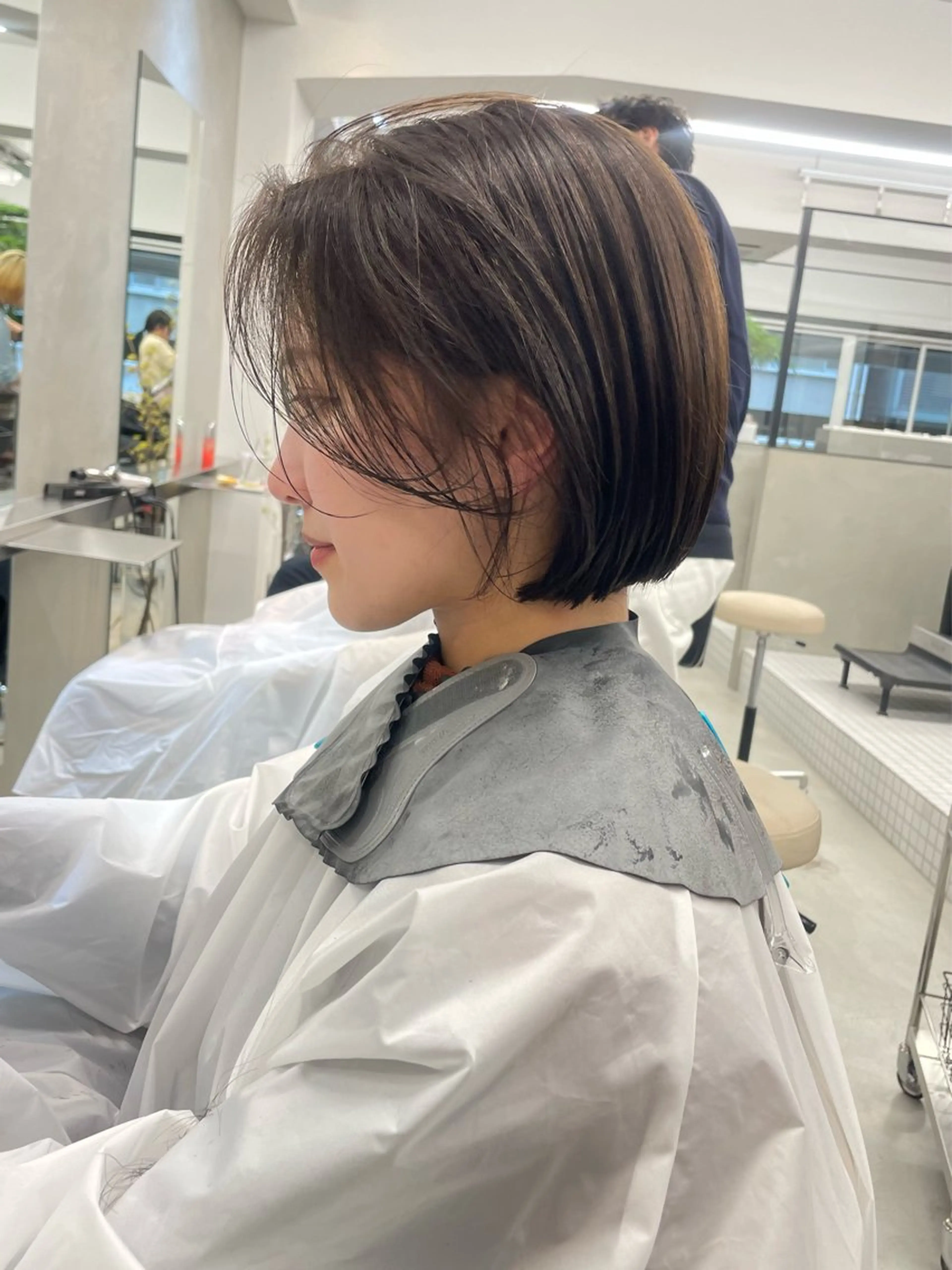 ショート オカモト ミユウのヘアスタイル