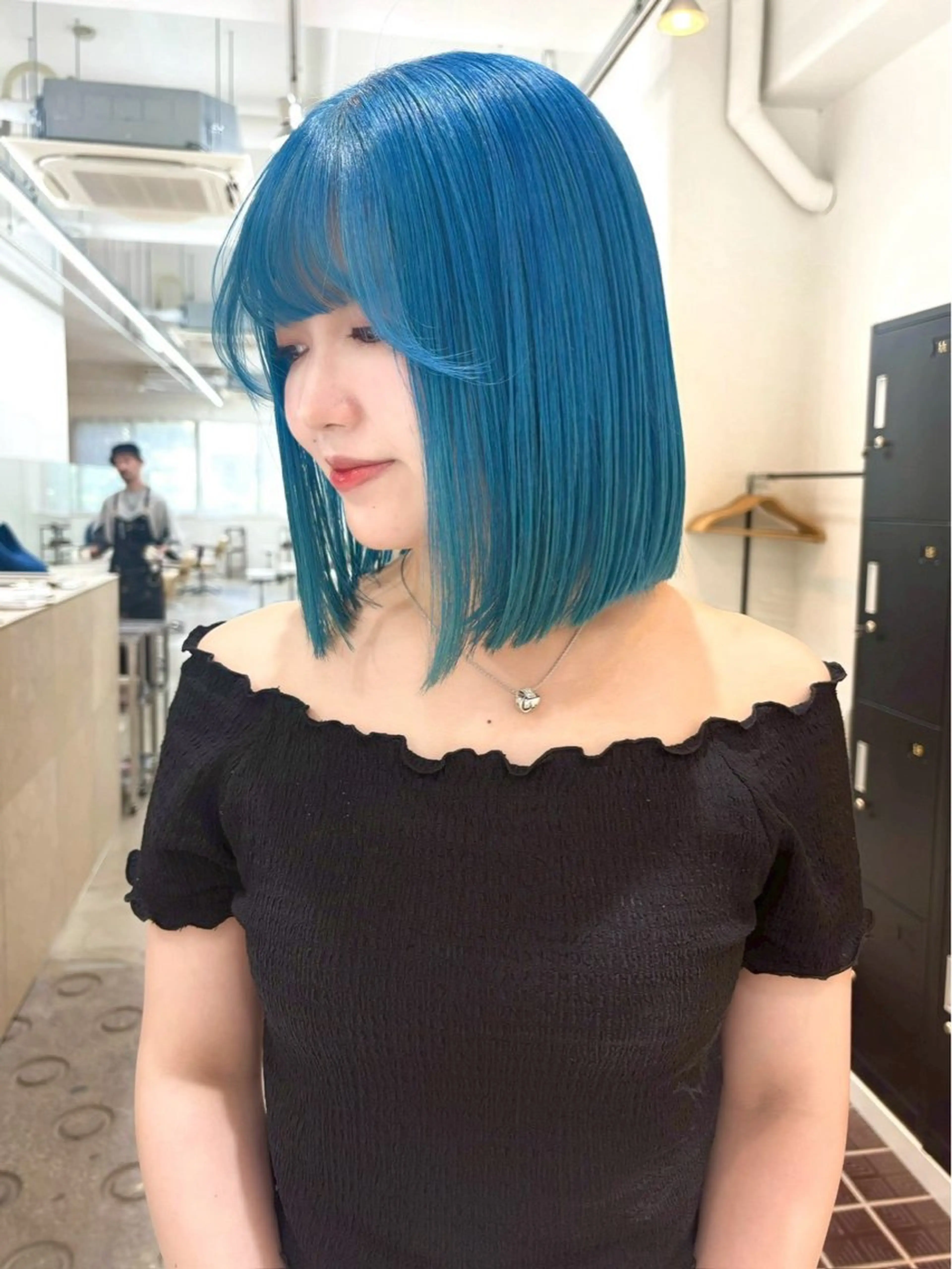 セミロング カラー 🦋ナチュラルカラー /ブリーチ🥀恵佑のヘアスタイル