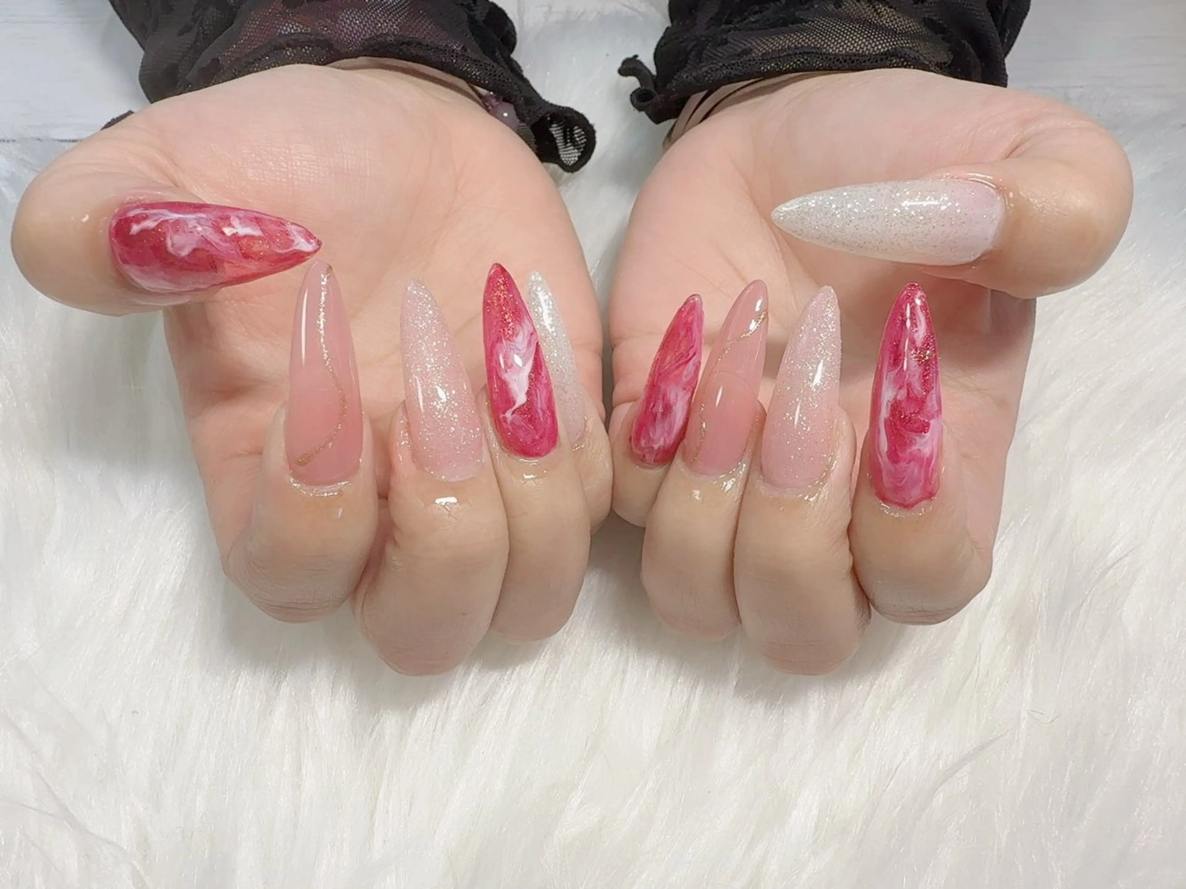 ネイル 春ネイル ハンドネイル Ruana Nailのネイルデザイン