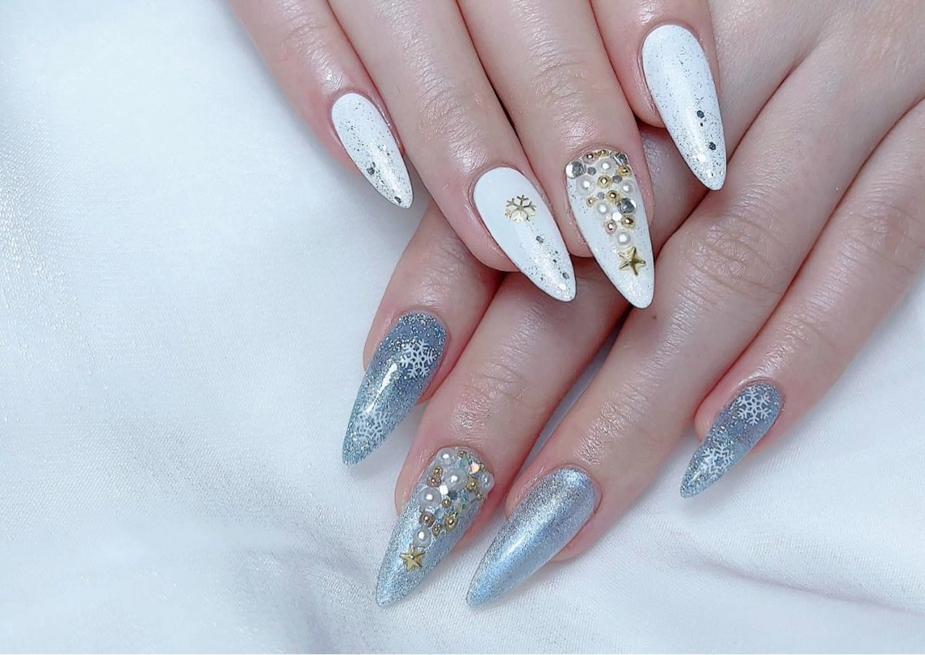 ネイル ハンドネイル M🌷nail 長さだし専門店のネイルデザイン