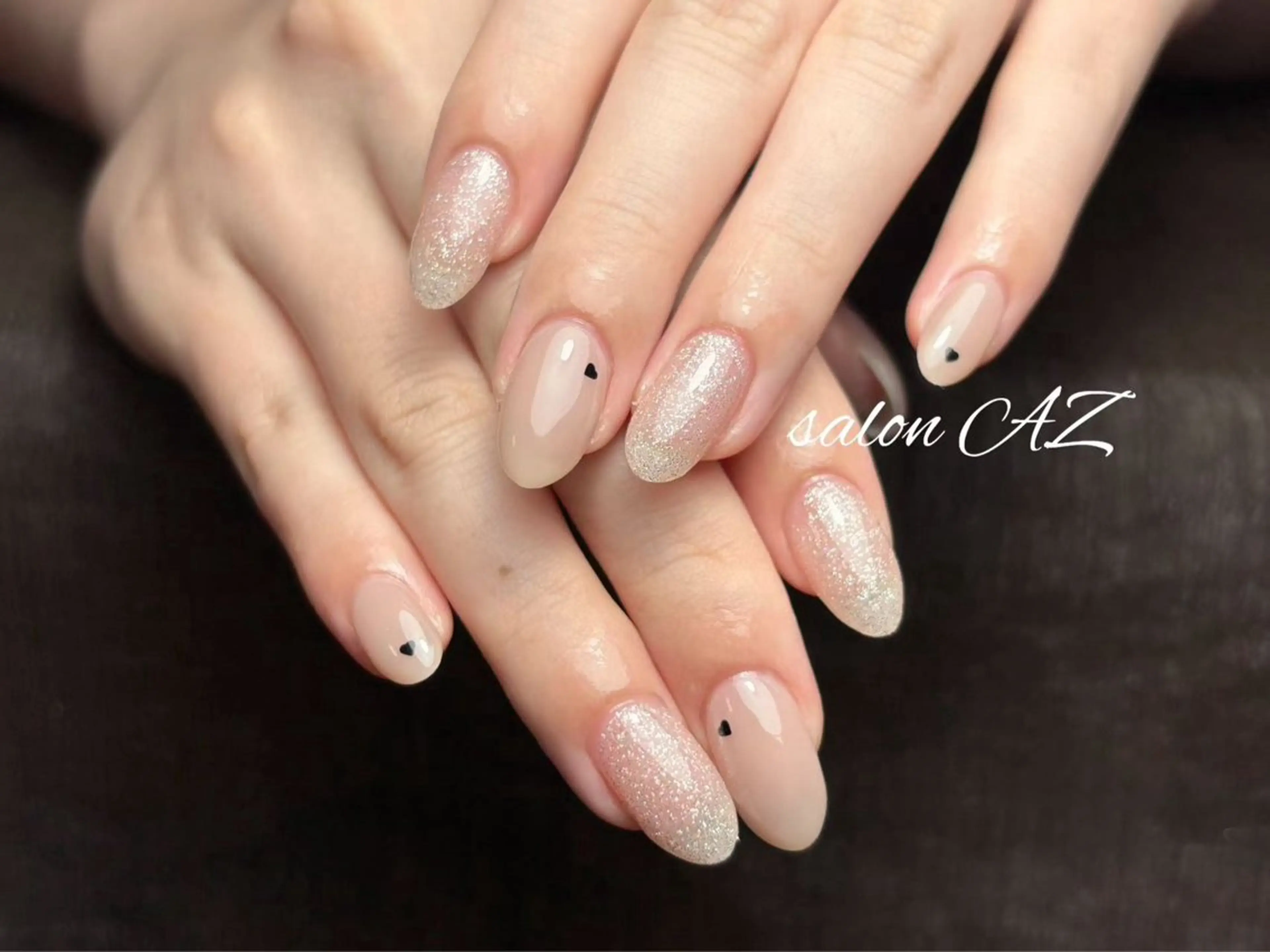 ネイル アートネイル 長さ出し フットネイル フレンチネイル ジェルネイル salon AZのネイルデザイン