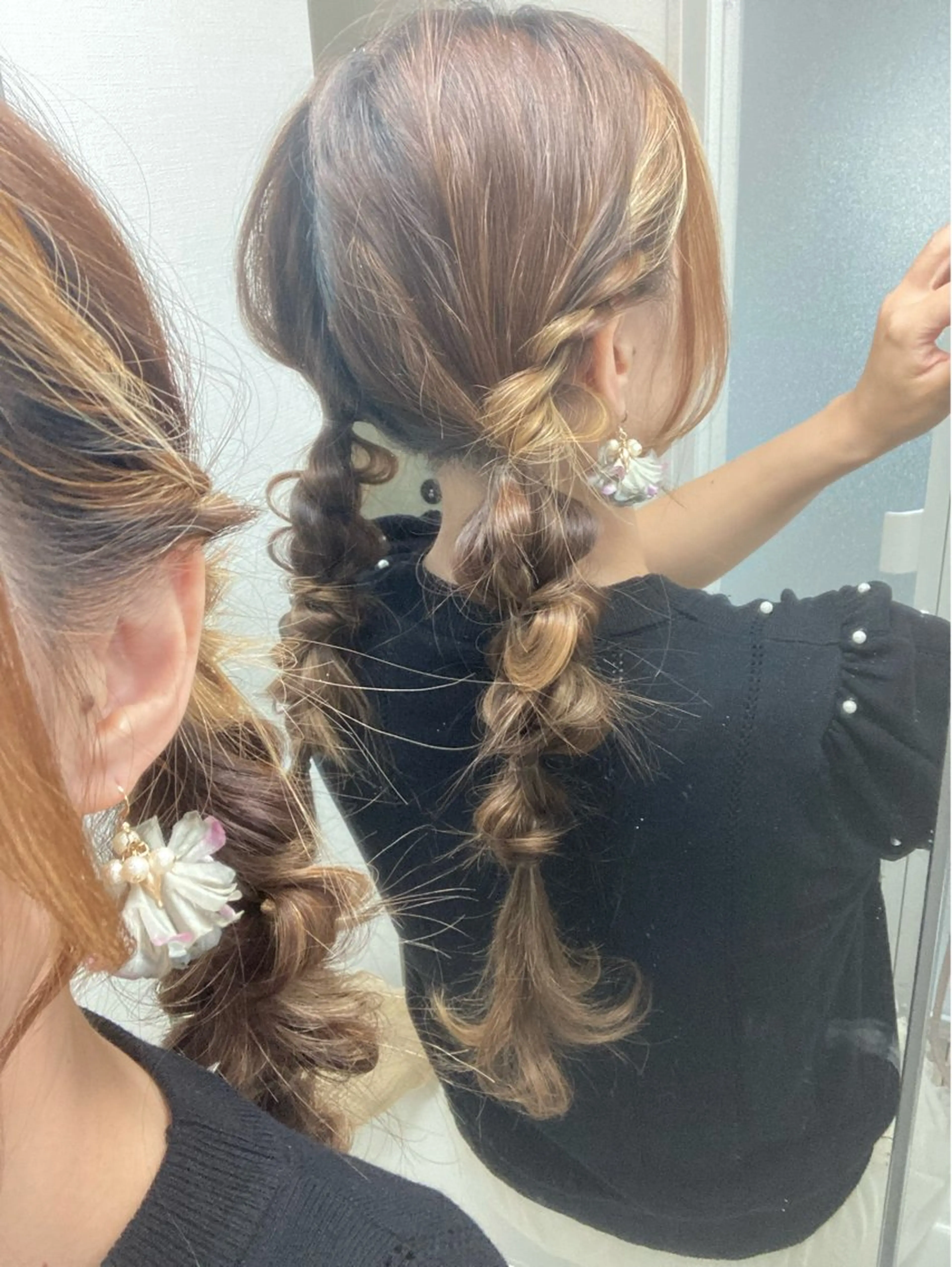 ロング ヘアアレンジ 中野 紹江のマツエク・マツパデザイン