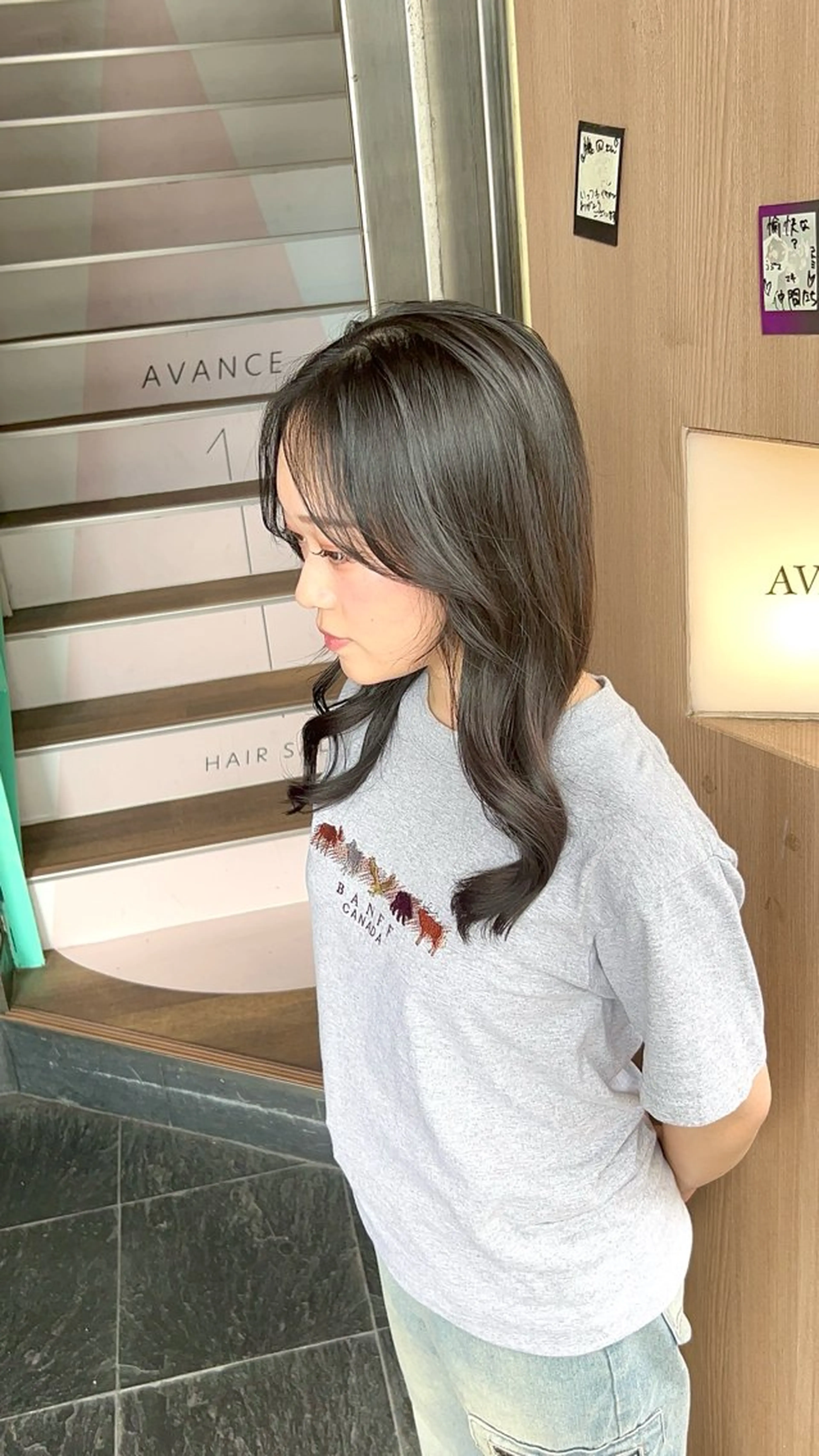 セミロング カラー カット ヘアカラー トリートメント 【ブリーチ無しW】 【暗髪&暖色系】圭真のヘアスタイル