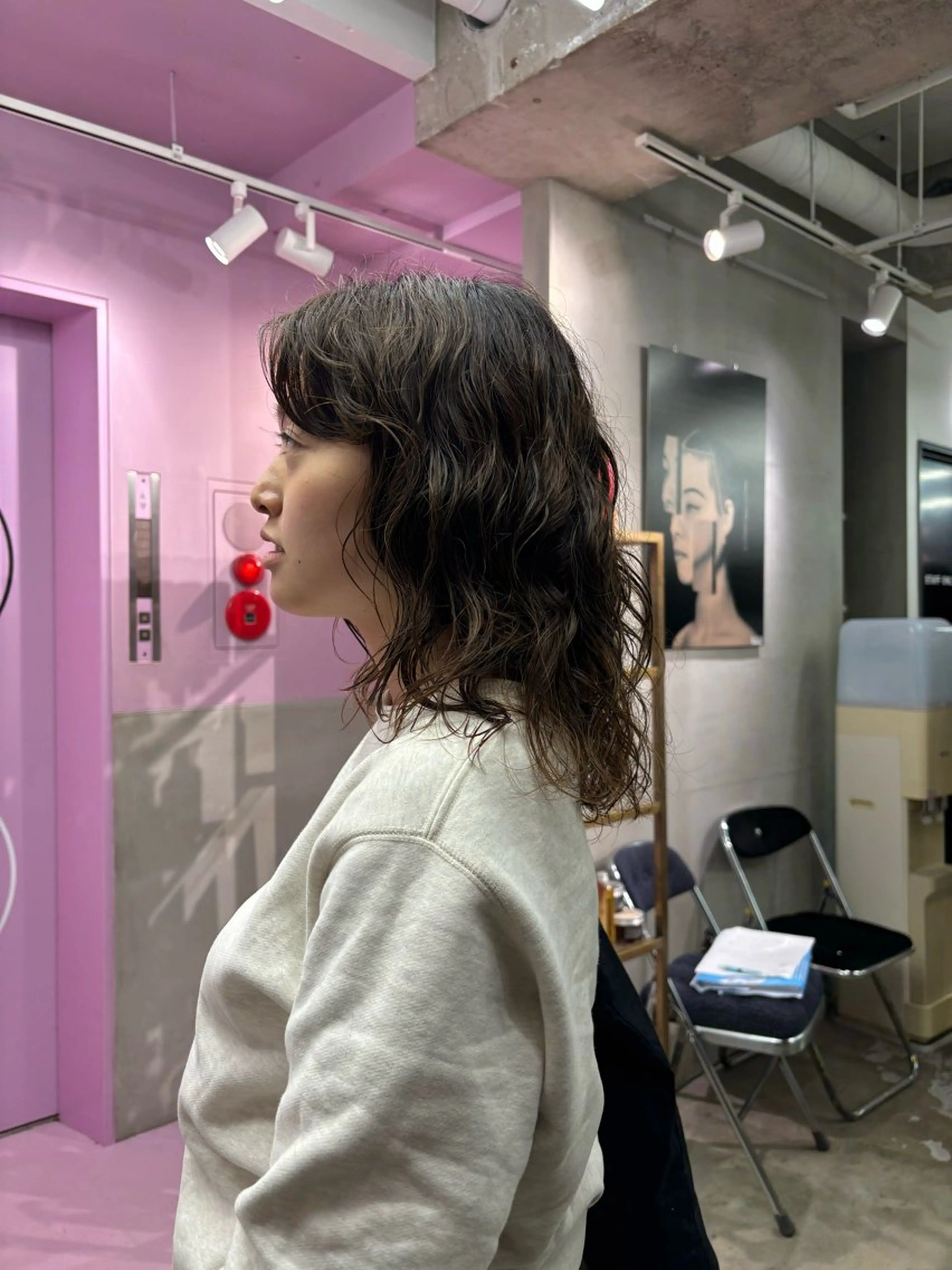 ミディアム パーマ 🌀MaNO🌀 ネモトナツキのヘアスタイル