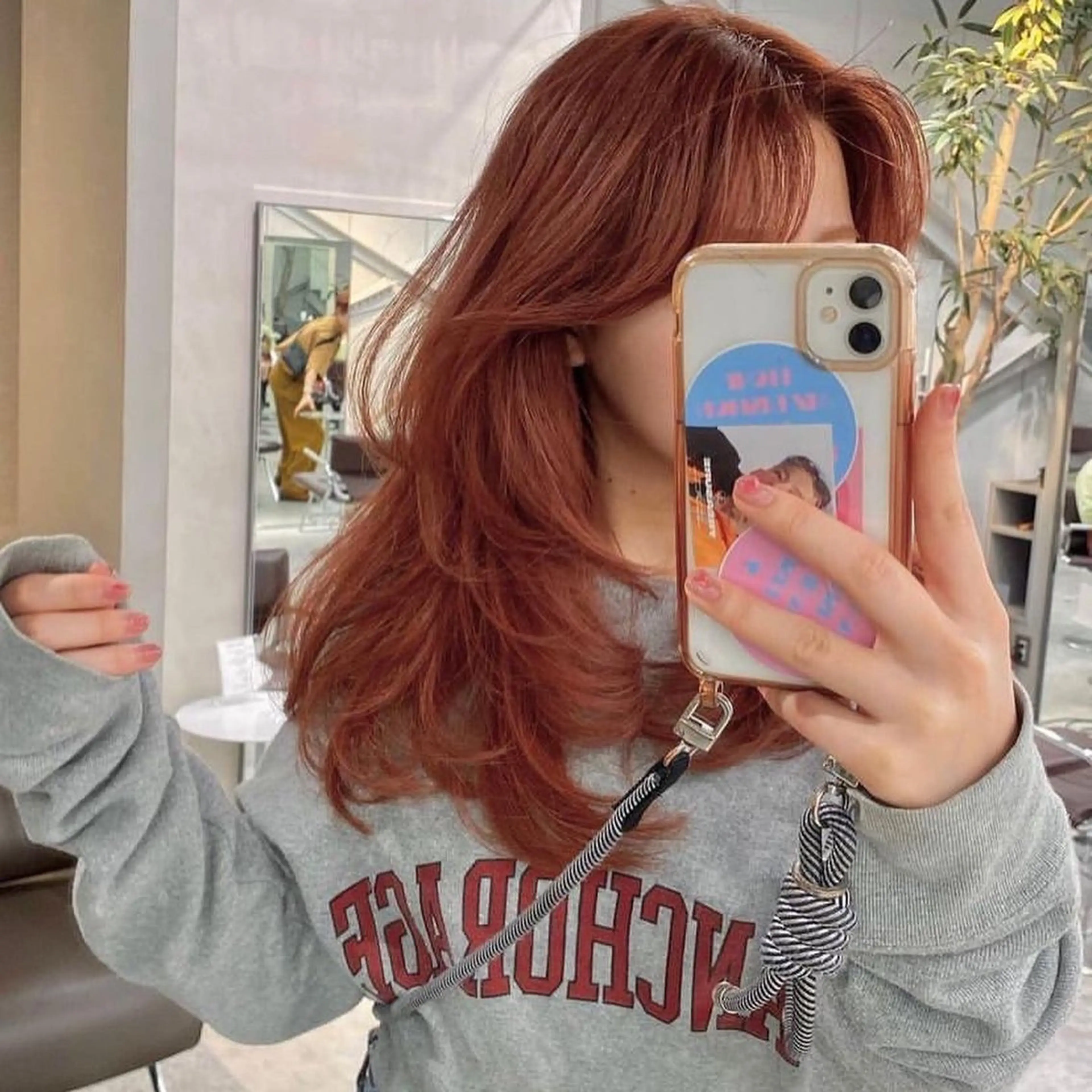 セミロング カラー パーマ ヘアアレンジ 🌼似合わせのプロ 心斎橋/rena🌼のマツエク・マツパデザイン