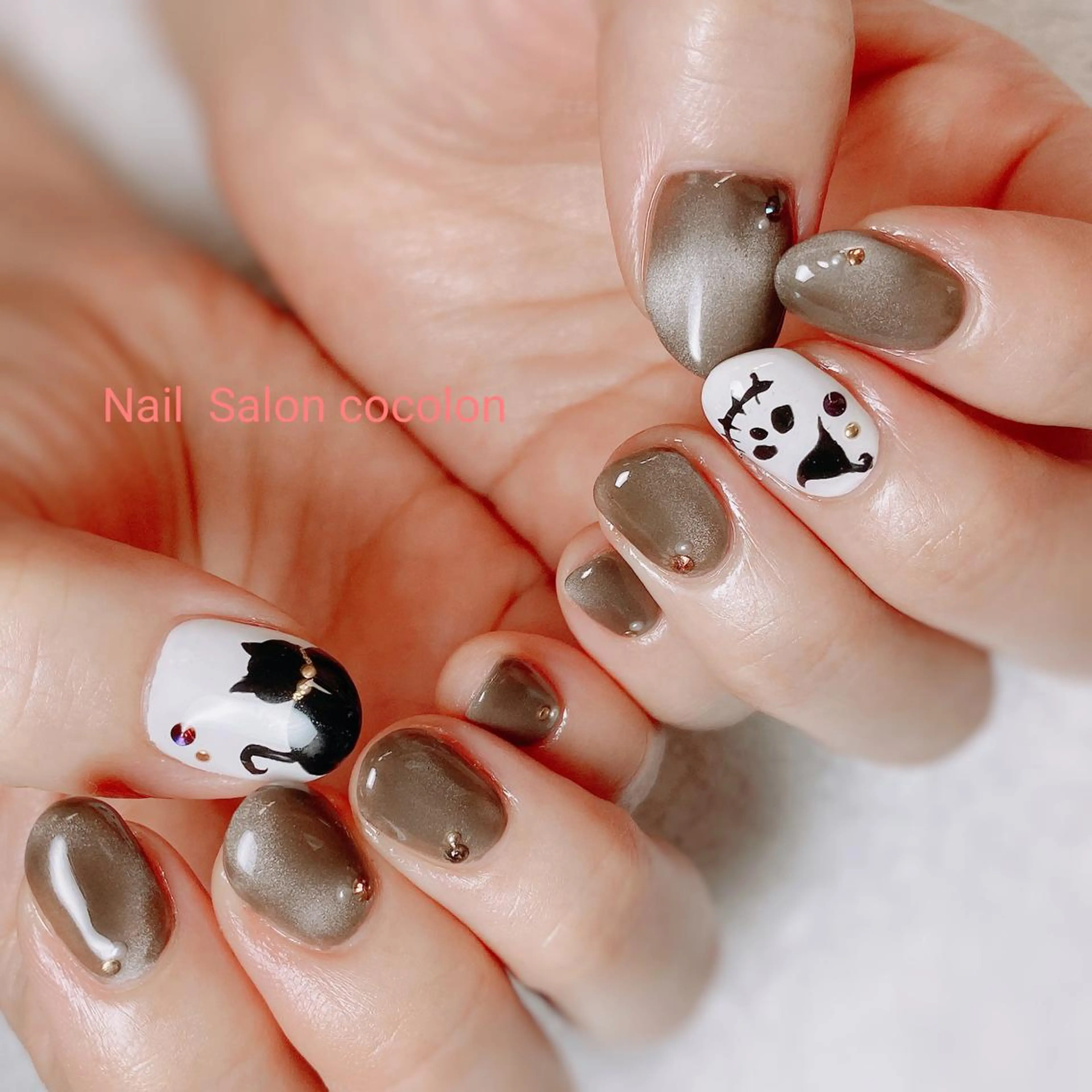 ネイル アートネイル マグネットネイル 柴崎 美幸のネイルデザイン