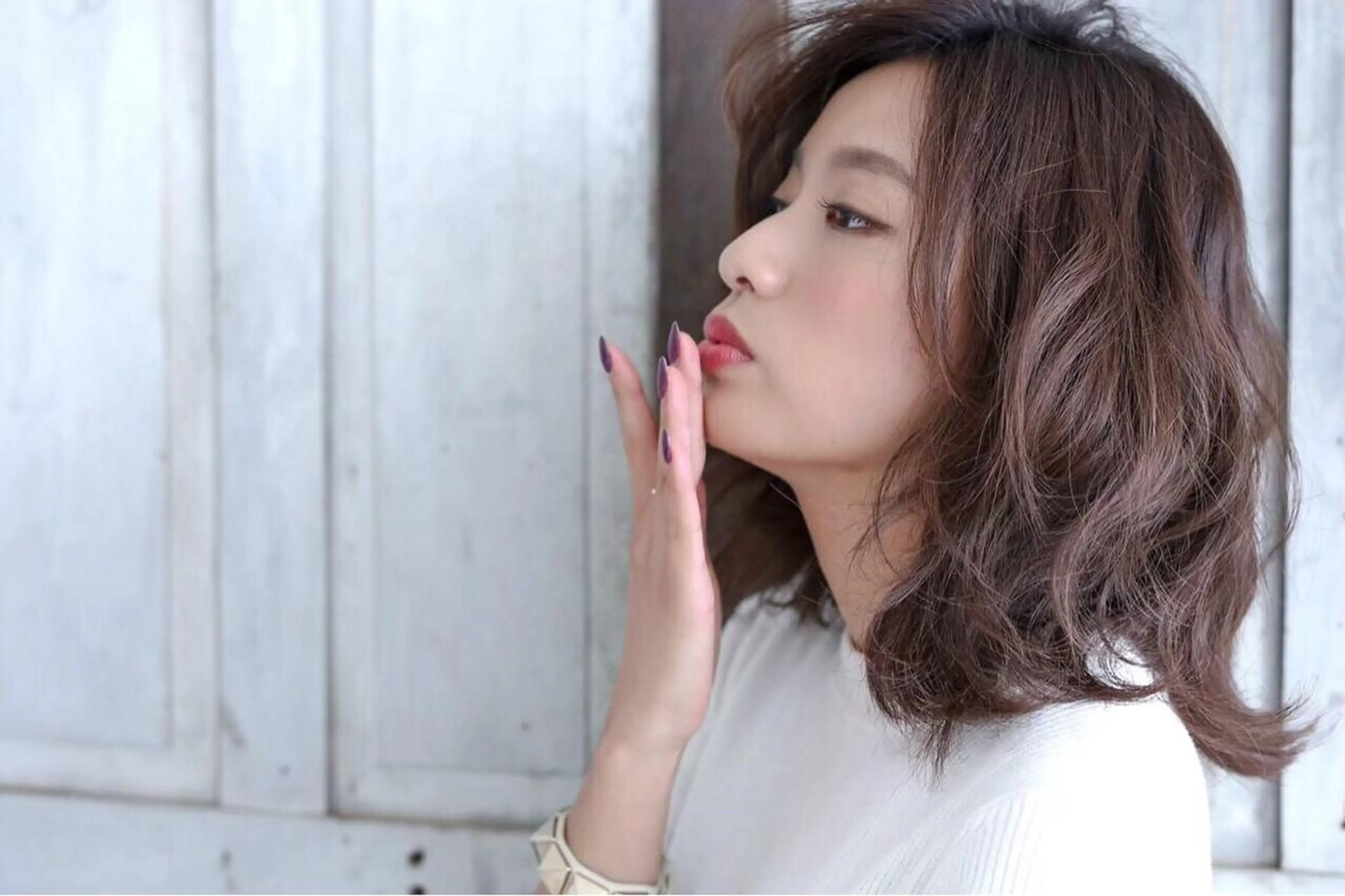 ミディアム カラー パーマ ヘアアレンジ ヘアカラー トリートメント mahaloha千代田所属・大橋 輝久のヘアスタイル