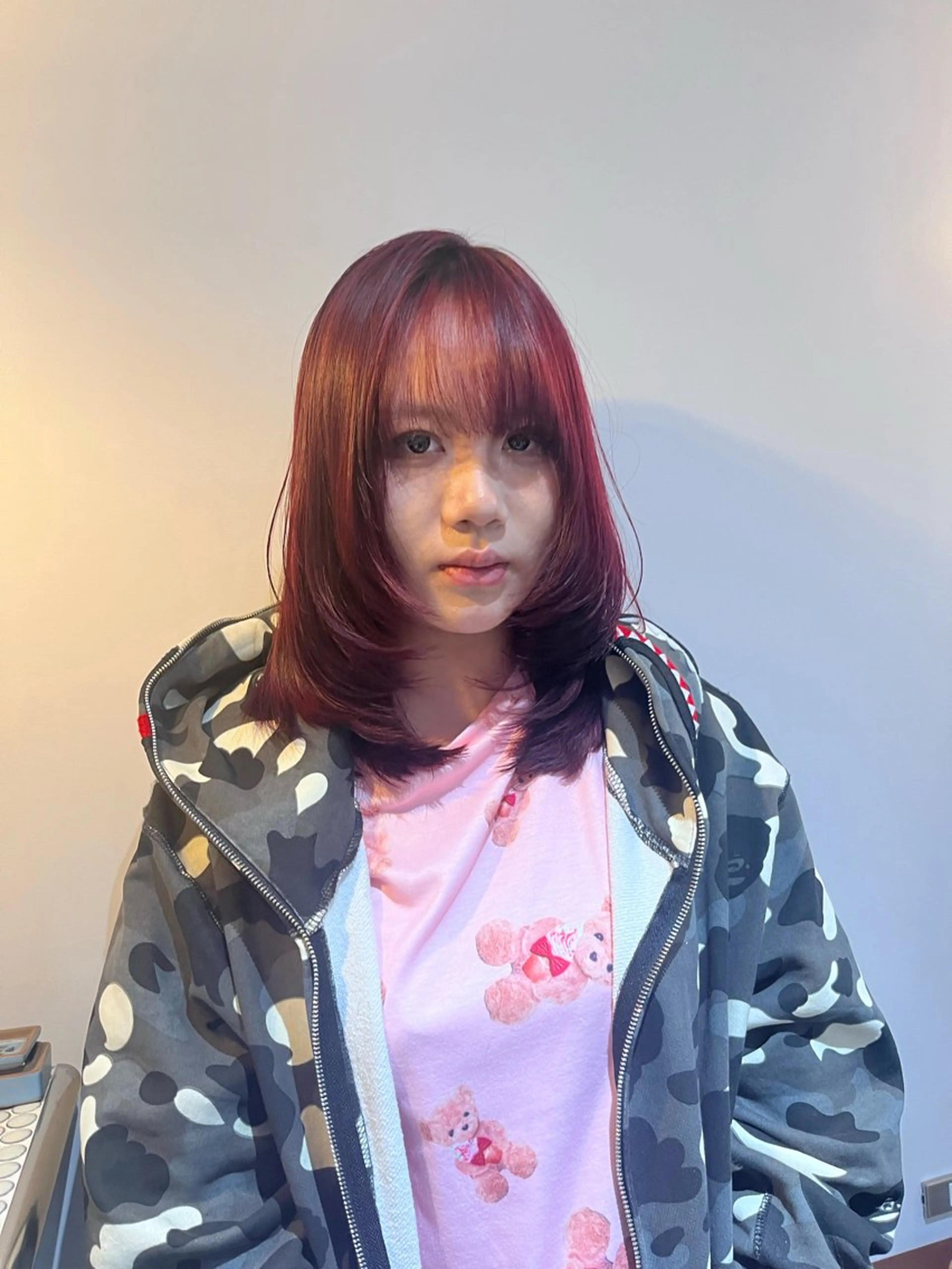 ミディアム カラー ヘアアレンジ カット ヘアカラー 💠urara opus💠🩵のヘアスタイル