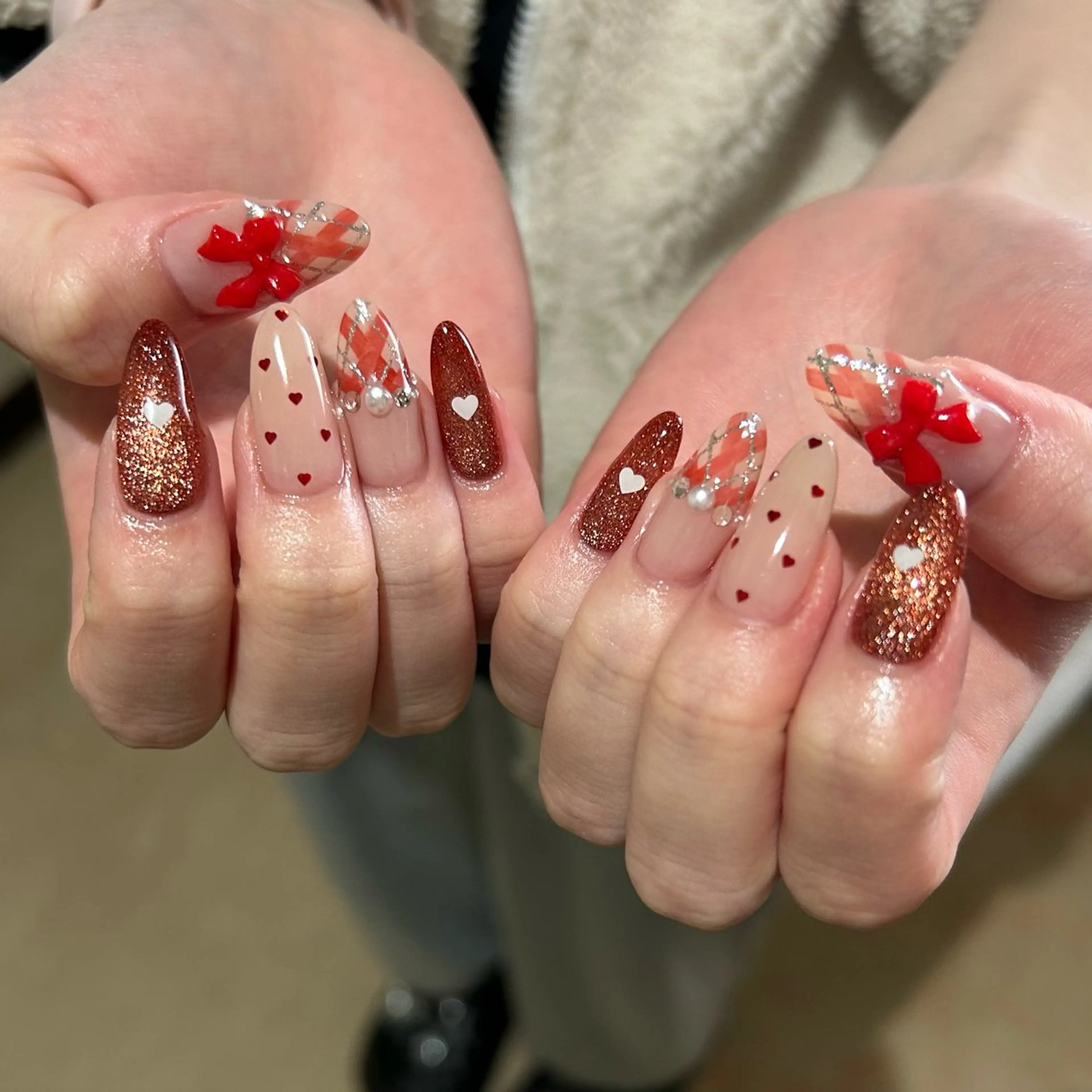 ネイル パラあり！フィルイン 美フォルムのネイルデザイン