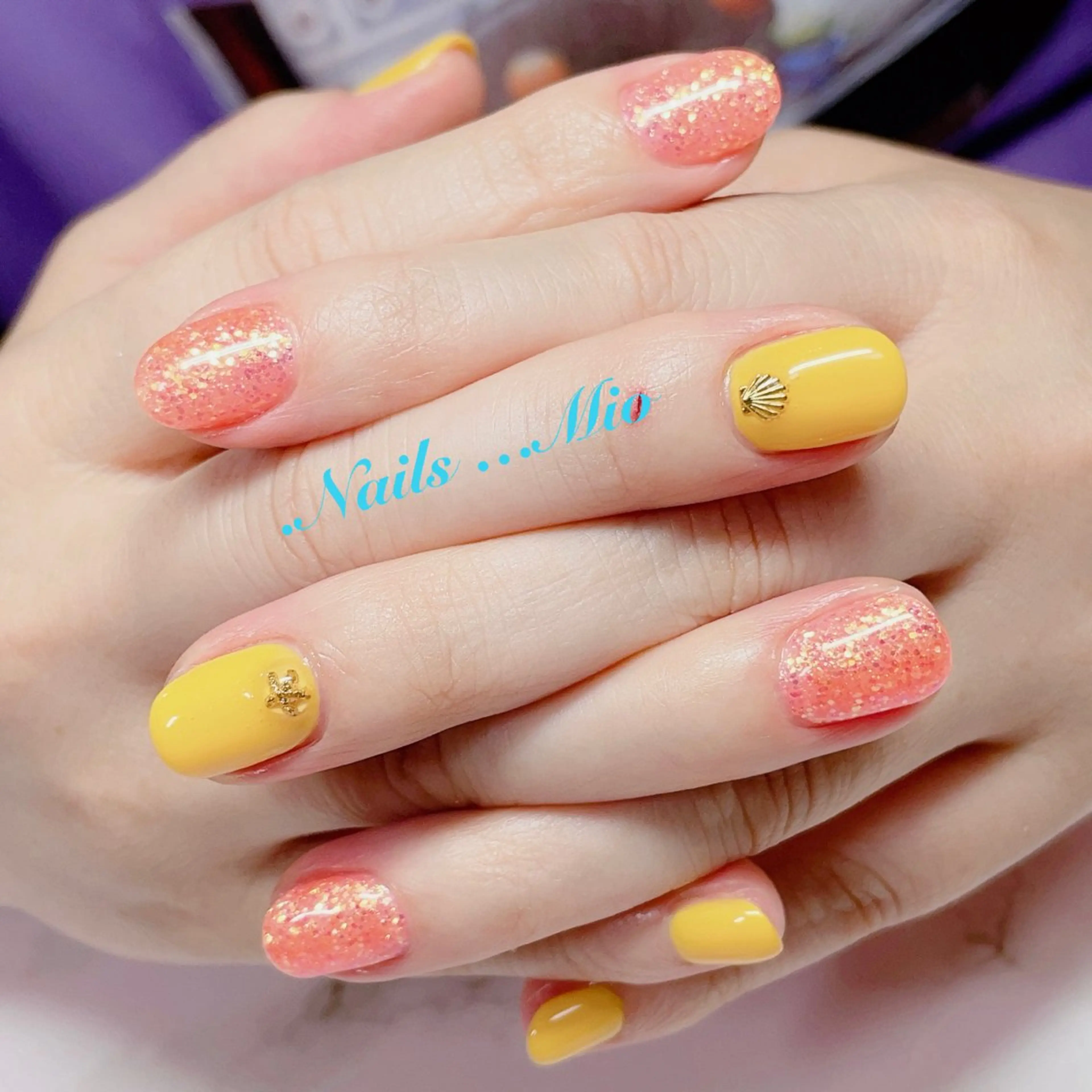 ネイル アートネイル ジェルネイル ワンカラーネイル .Nails Mio 赤羽西ネイルサロンのネイルデザイン