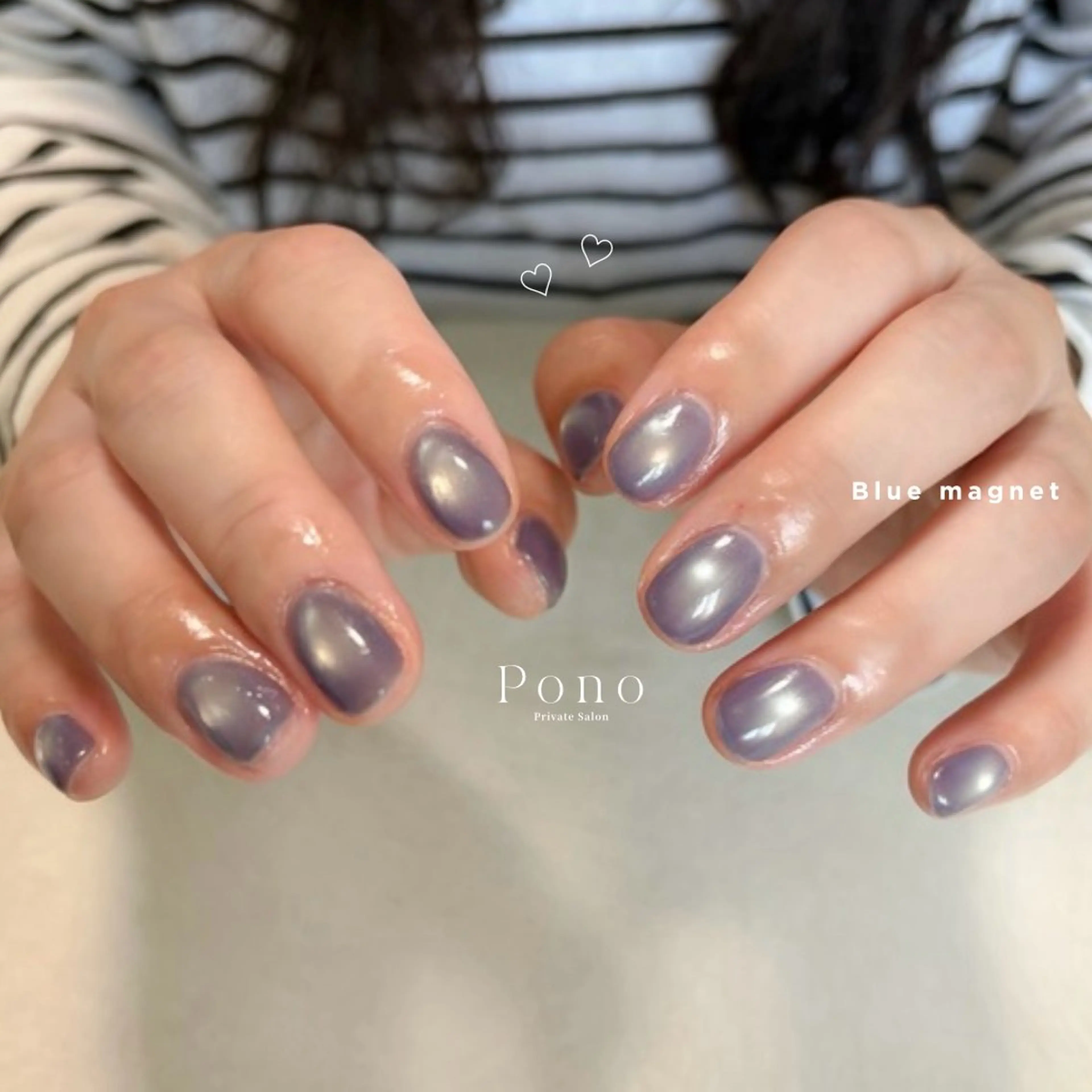 ネイル ショートネイル ハンドネイル Pono |  福井ネイルのネイルデザイン