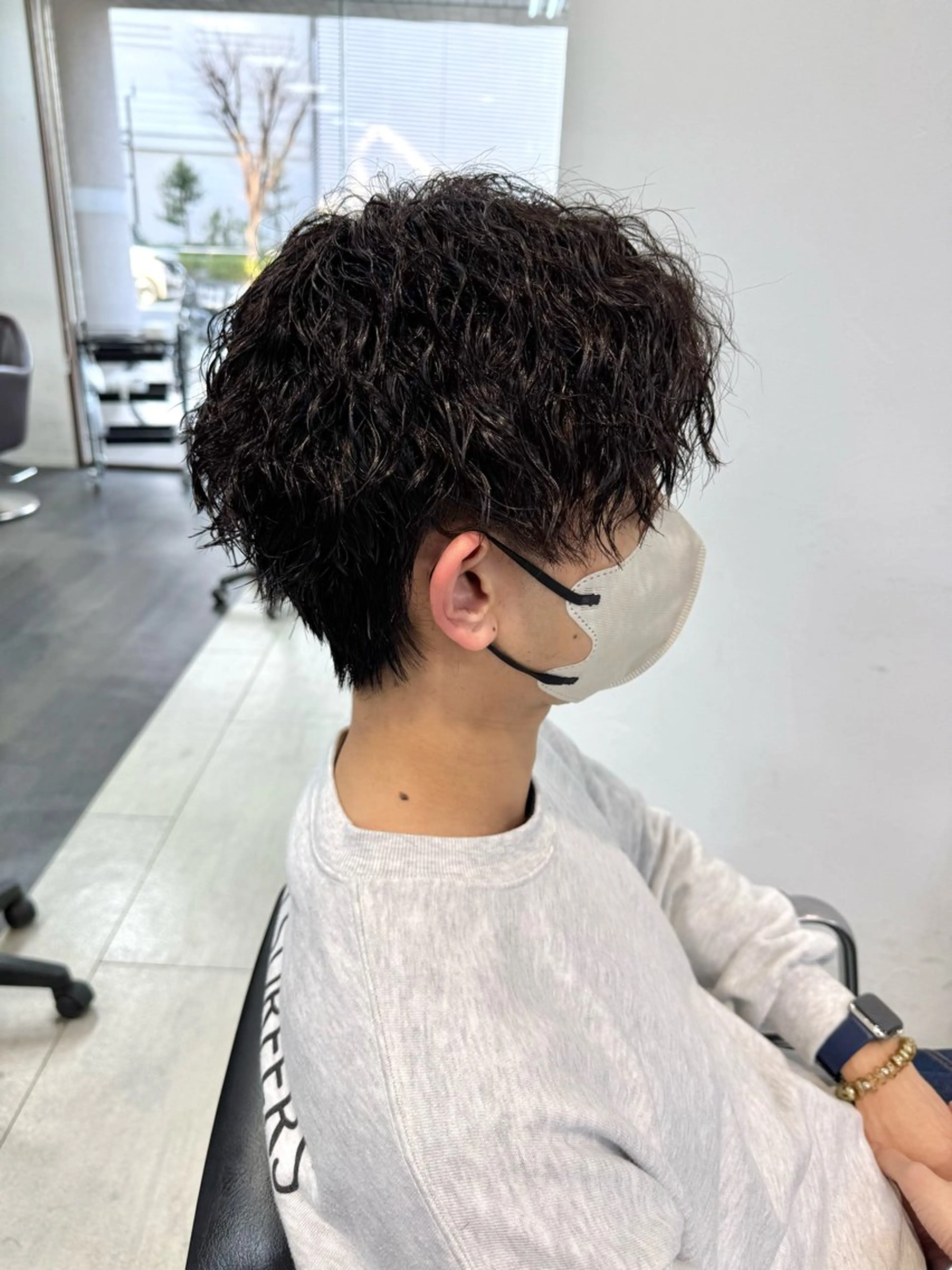 ショート パーマ メンズ メンズパーマ ツイストスパイラルパーマ スパイラルパーマ メンズパーマの達人 / タカシマダイスケのヘアスタイル