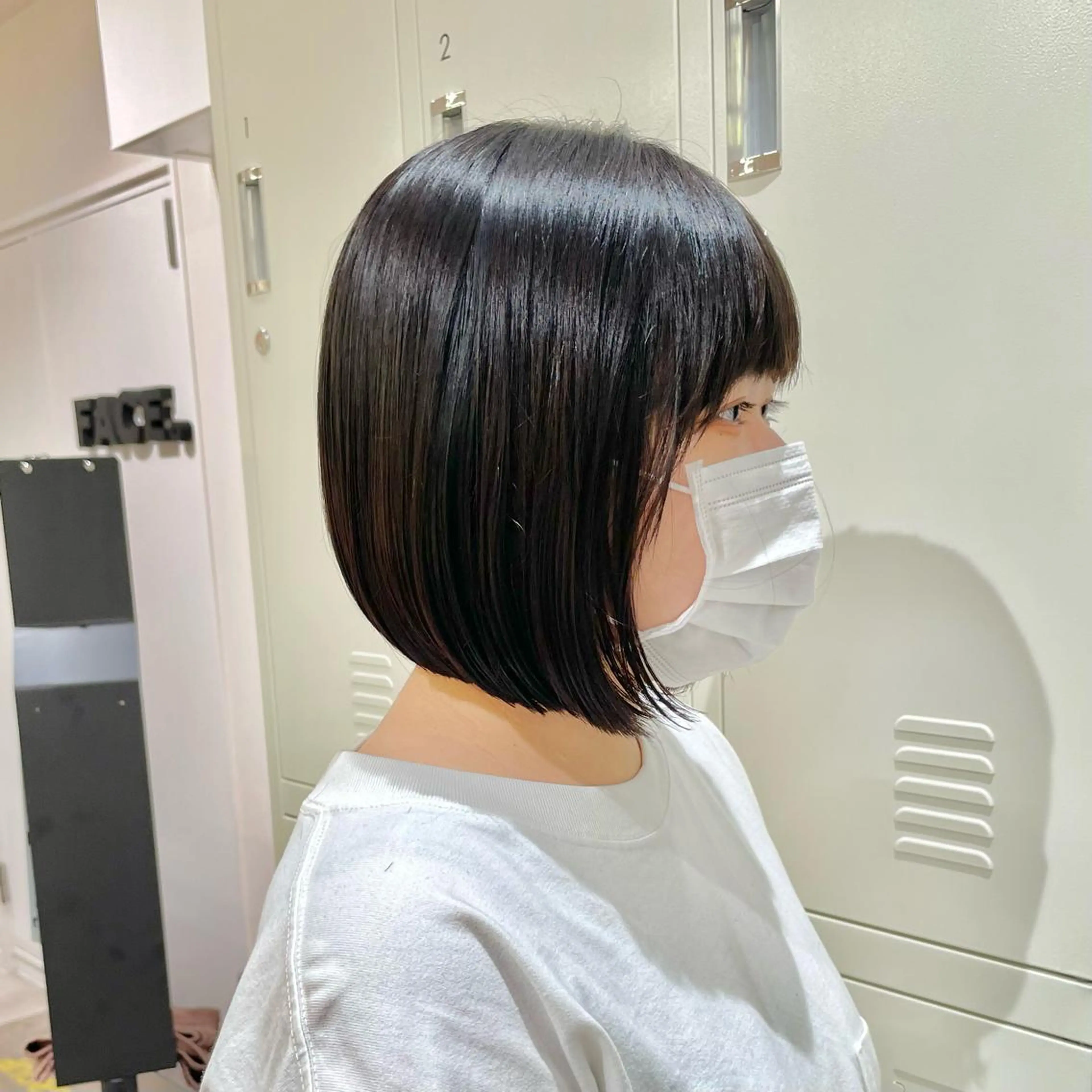 ミディアム カラー カット トリートメント ショート/ボブ/ 透明感カラー/ほのかのヘアスタイル