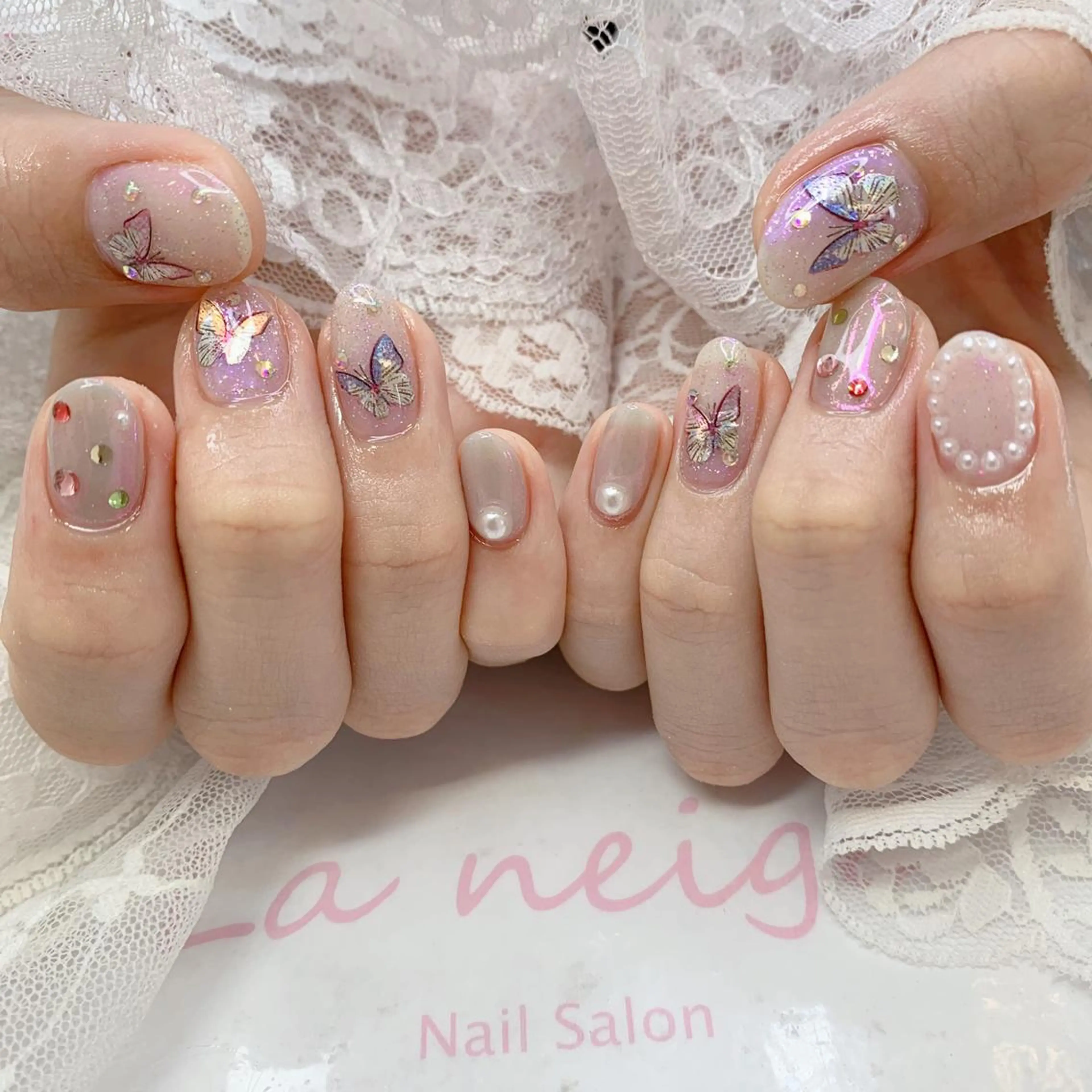 ネイル ハンドネイル La neige* yuki 🐩🌙のネイルデザイン