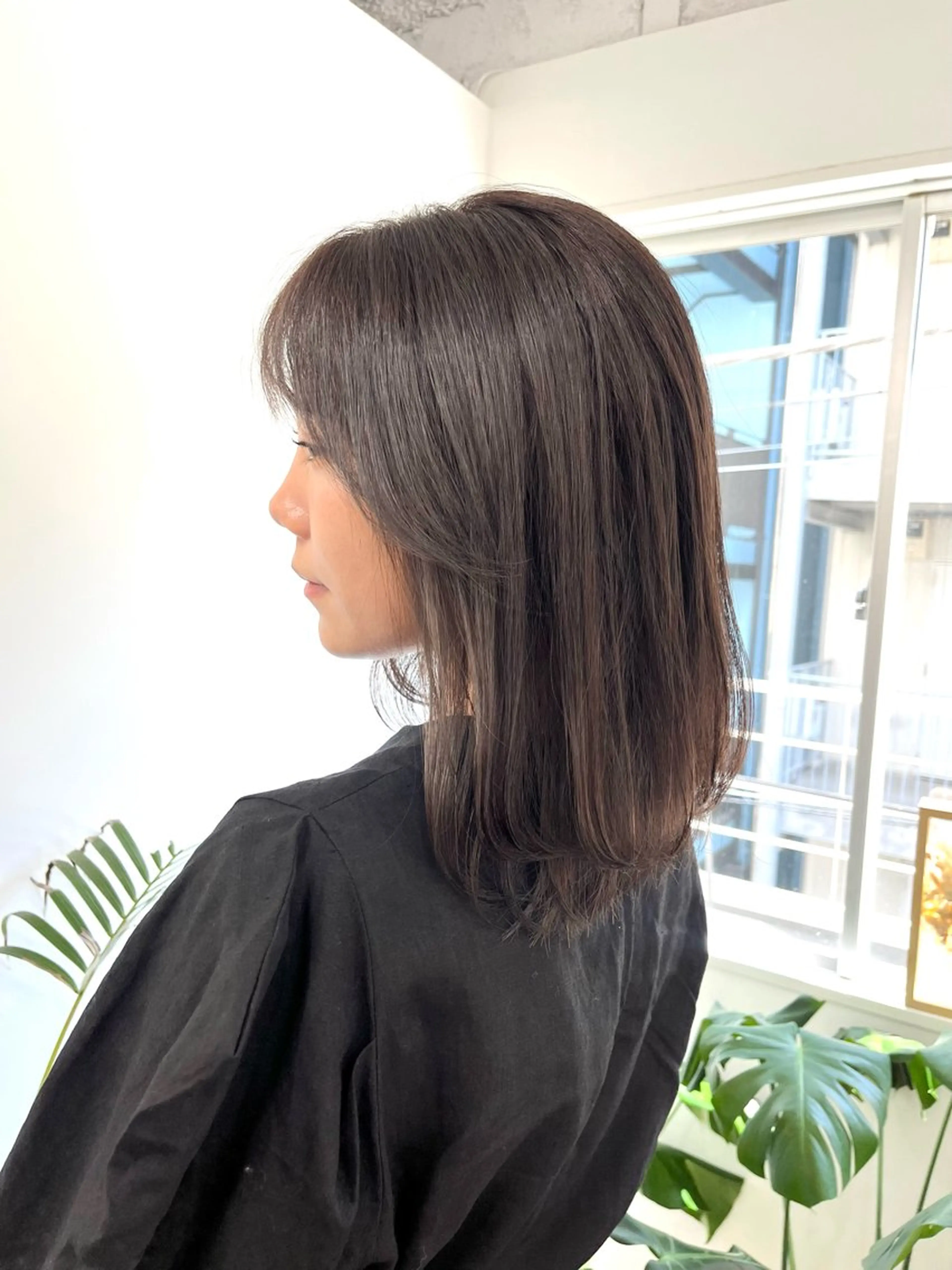 ミディアム カラー ヘアアレンジ 成人式 結婚式・ブライダル グレージュ オリーブグレージュ オリーブグレー HIROKO / 透明感暖色カラー🎀のヘアスタイル