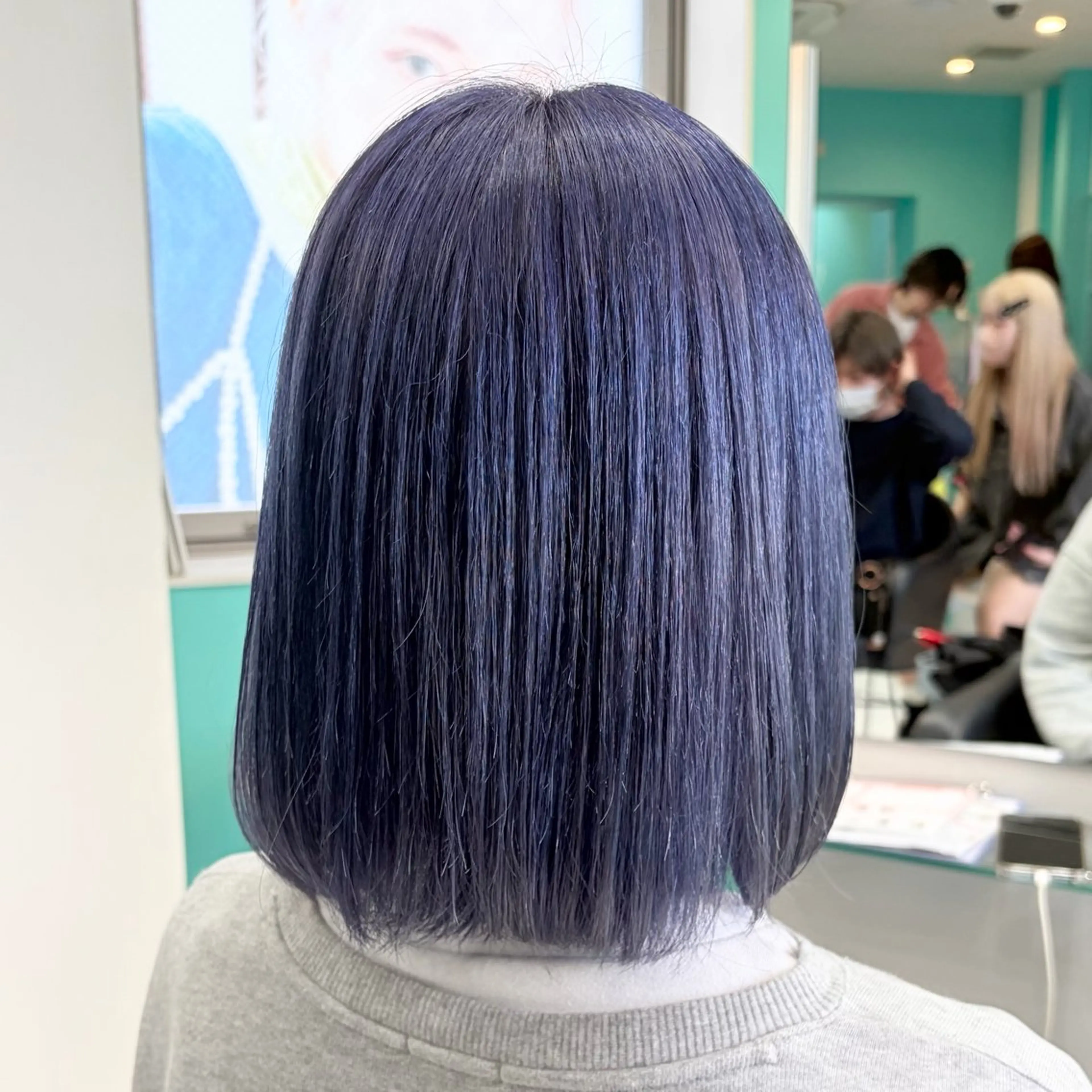 ショート カラー ブルーカラー ブルーラベンダー ラベンダーカラー デザインカラー/ ボブ/Natsukiのヘアスタイル