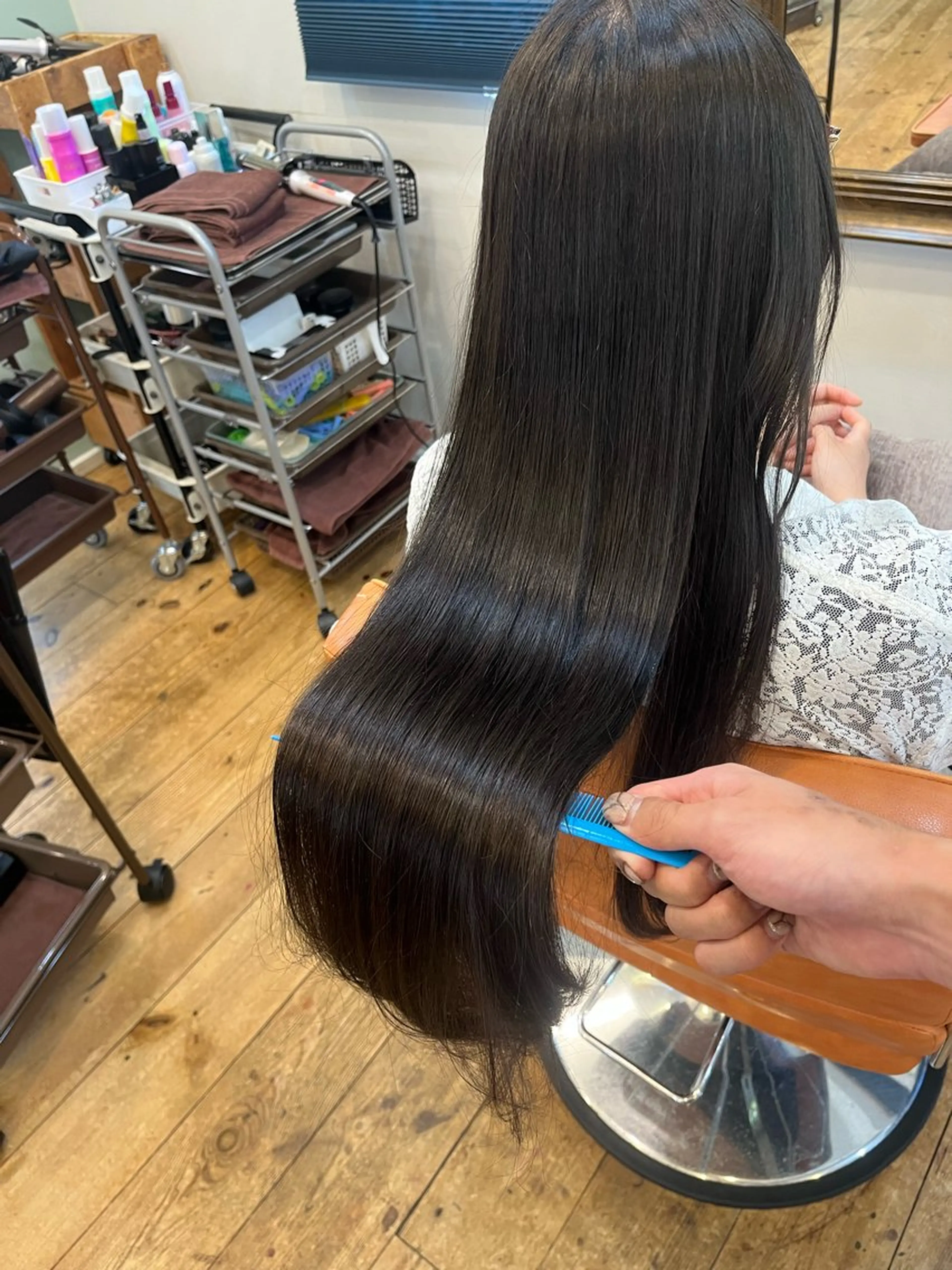 ロング ⚪️髪質改善 縮毛 店長 コウ⚪️のヘアスタイル