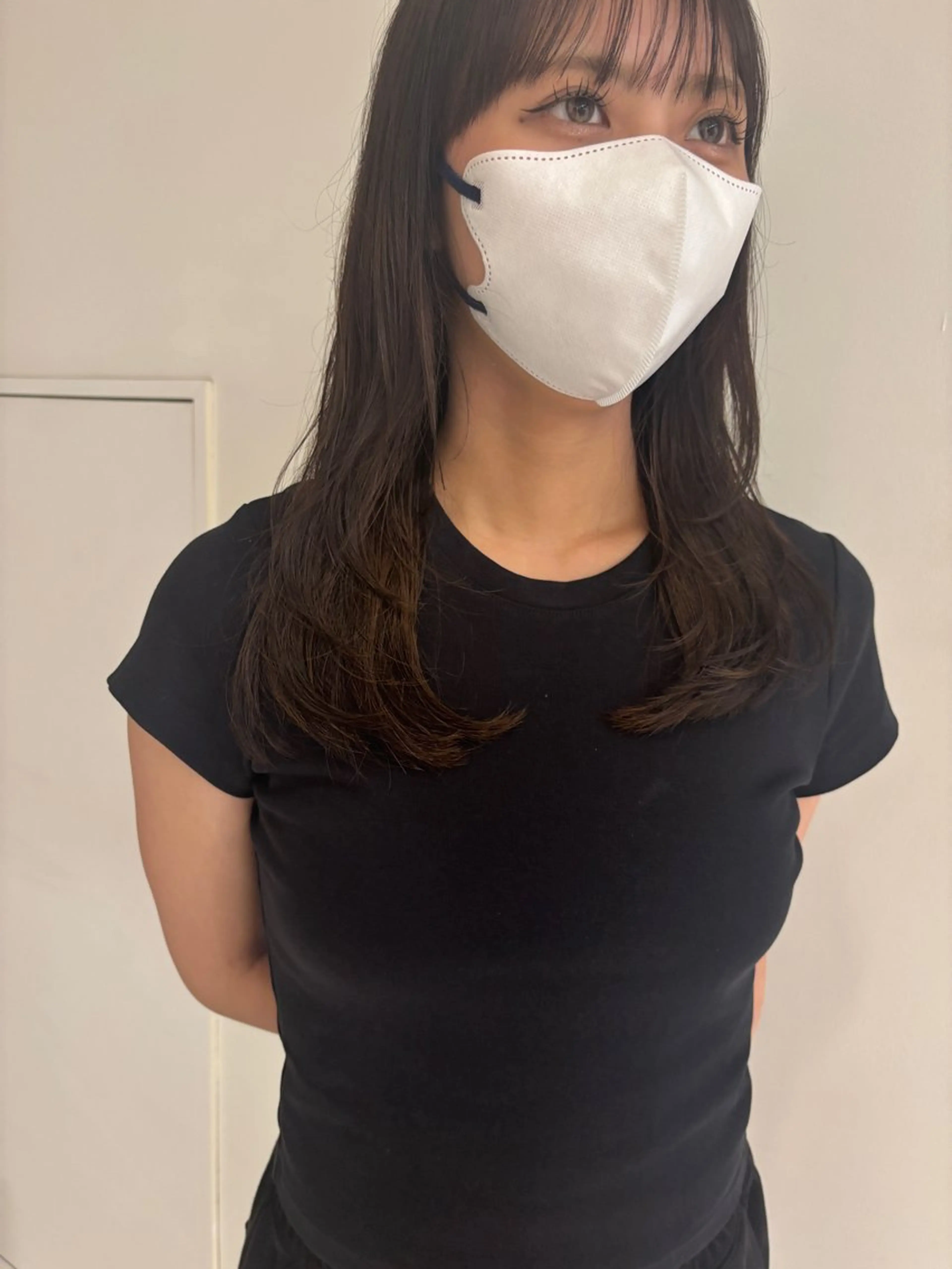 セミロング 顔周りカット レイヤーカット 玖須　綾音 /柔らかい海外ヘア♡のヘアスタイル