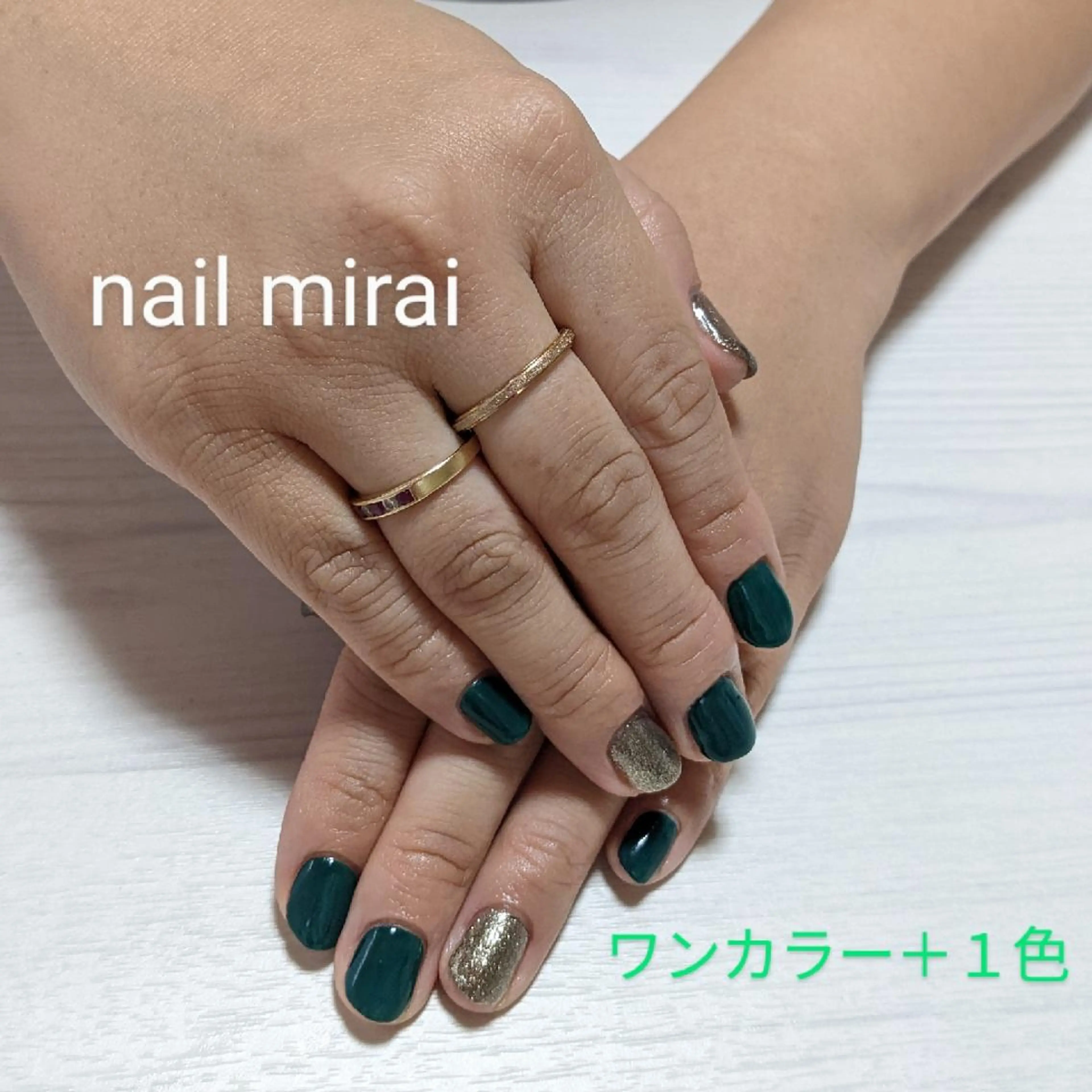 ネイル ワンカラーネイル ハンドネイル nail miraiのネイルデザイン