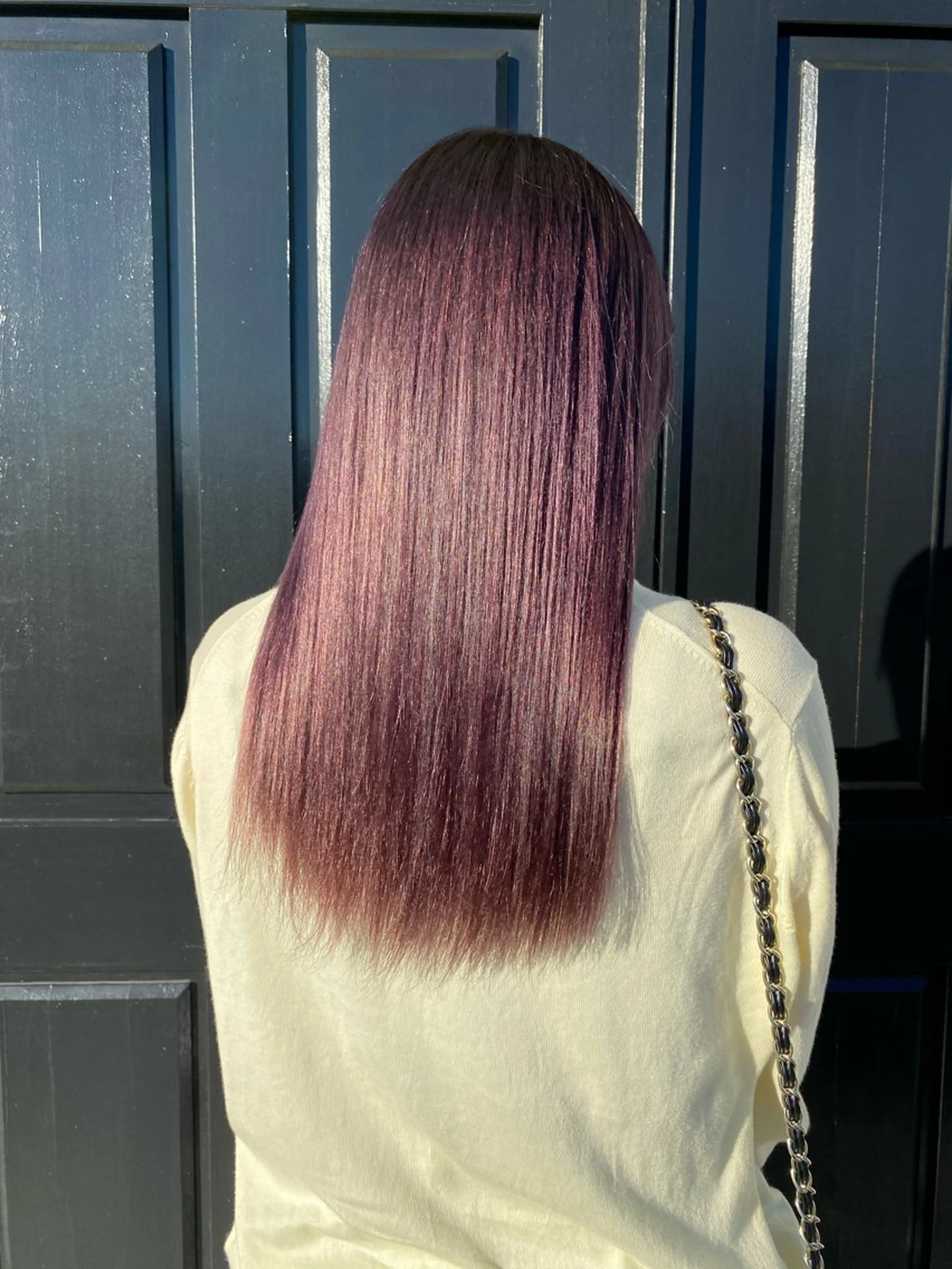 セミロング カラー ヘアカラー 高矢 結衣子のヘアスタイル