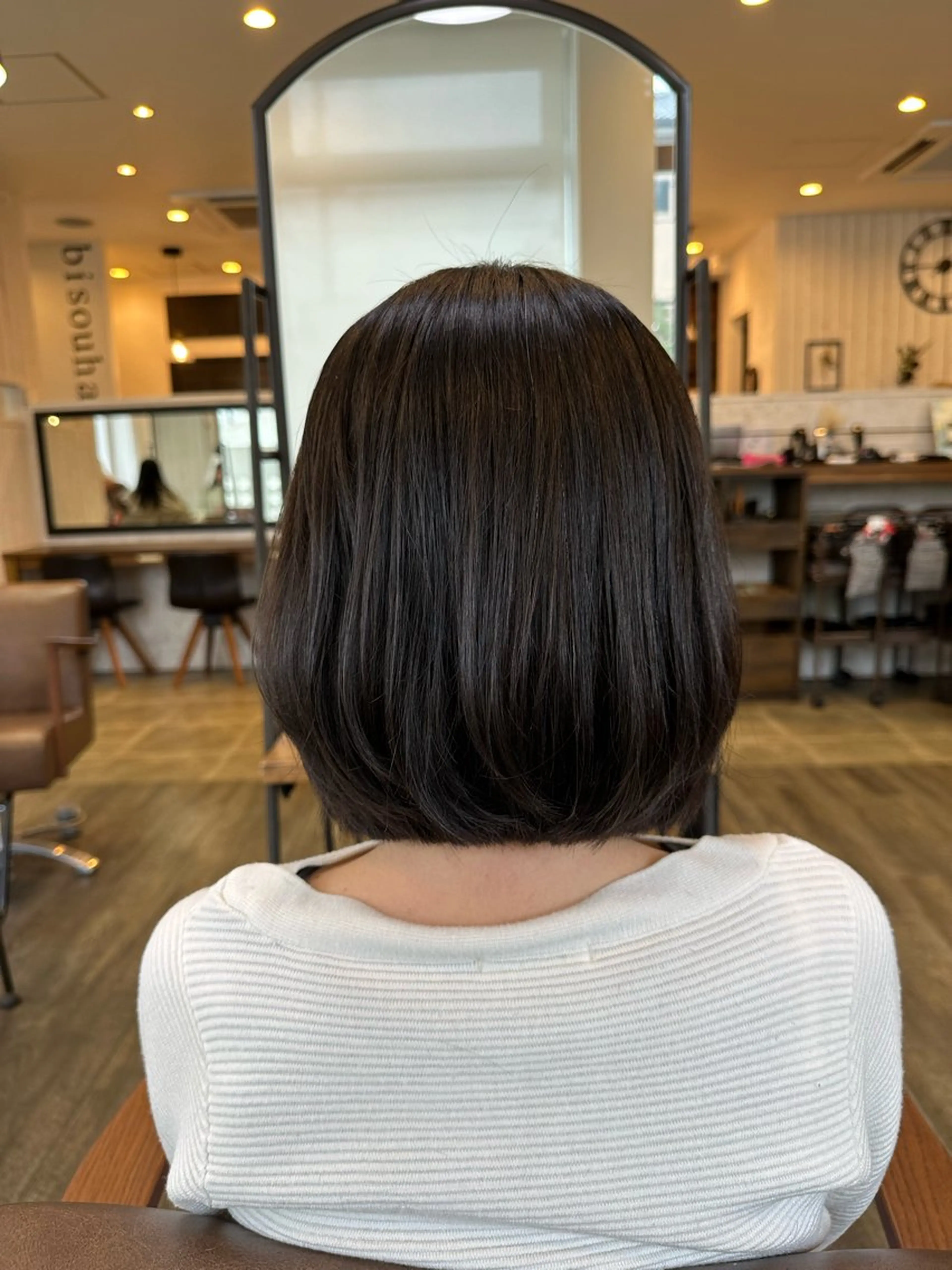 ミディアム レイヤーカット カット MIRUKA/ 暖色カラー/ベージュのヘアスタイル