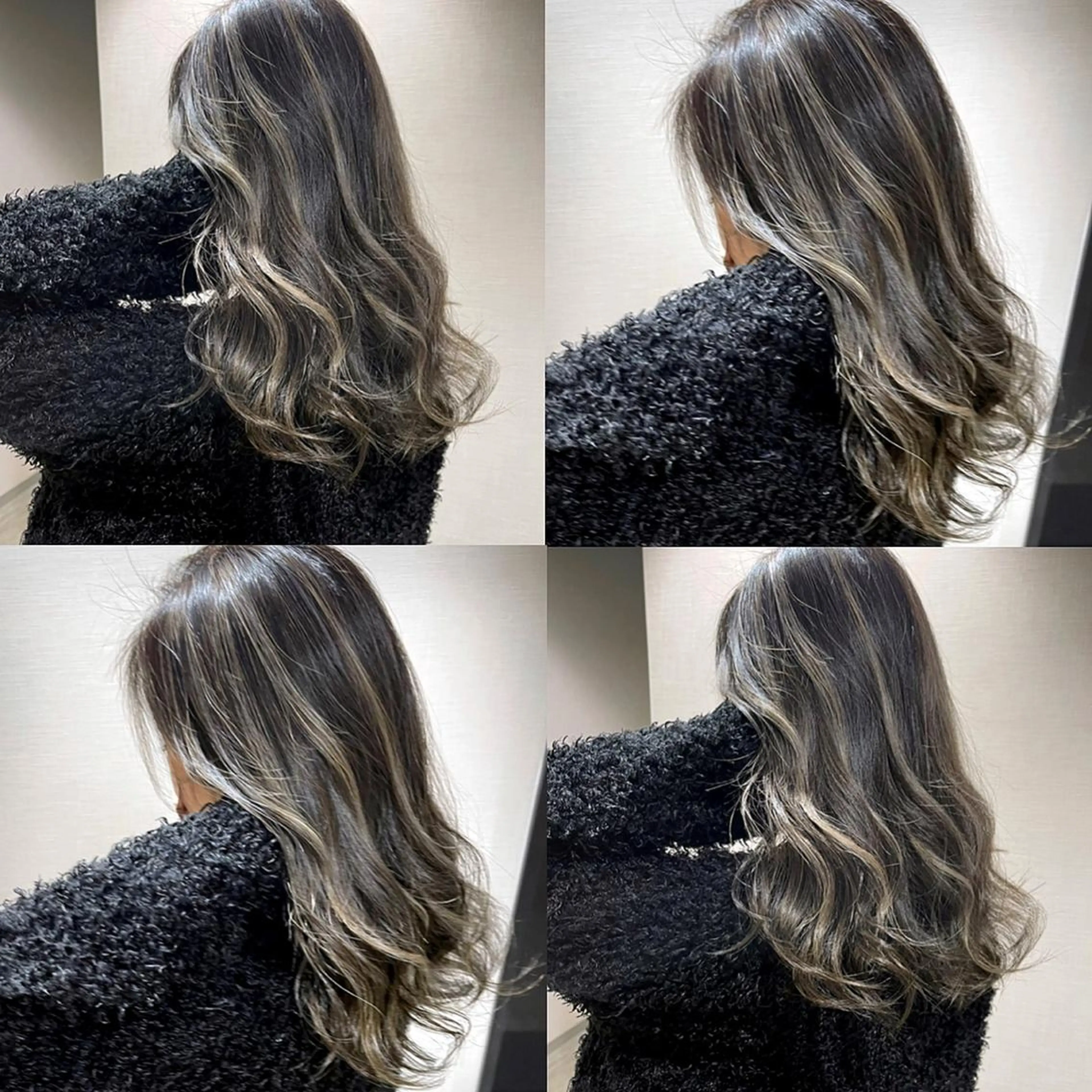 セミロング カラー ハイライトカラー ハイライト ヘアカラー PARK by CREAM所属・松井那津子 /ハイライトブリーチのヘアスタイル