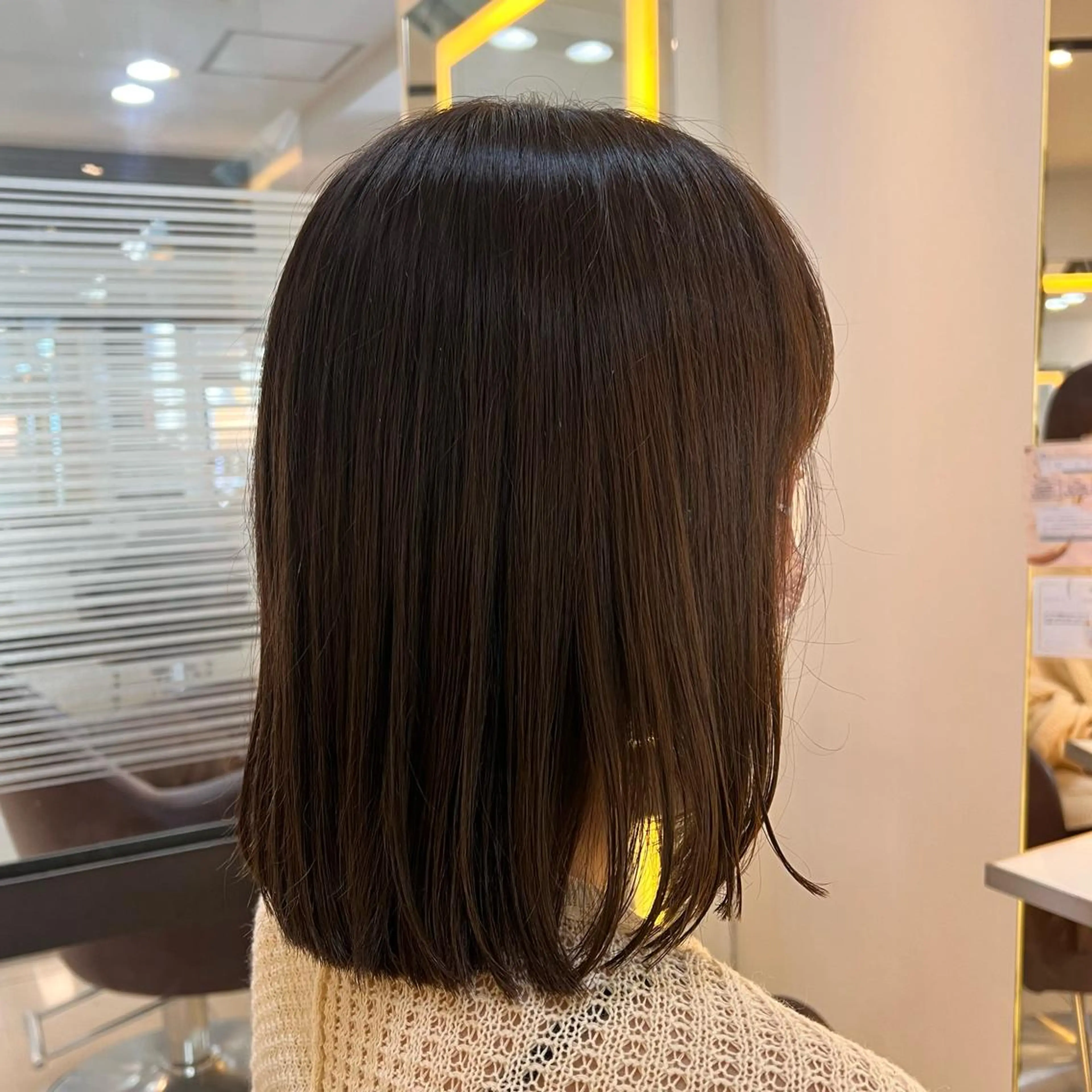 ミディアム カラー ヘアカラー トリートメント 🌺まなみ/ うる艶カラー🌺のヘアスタイル