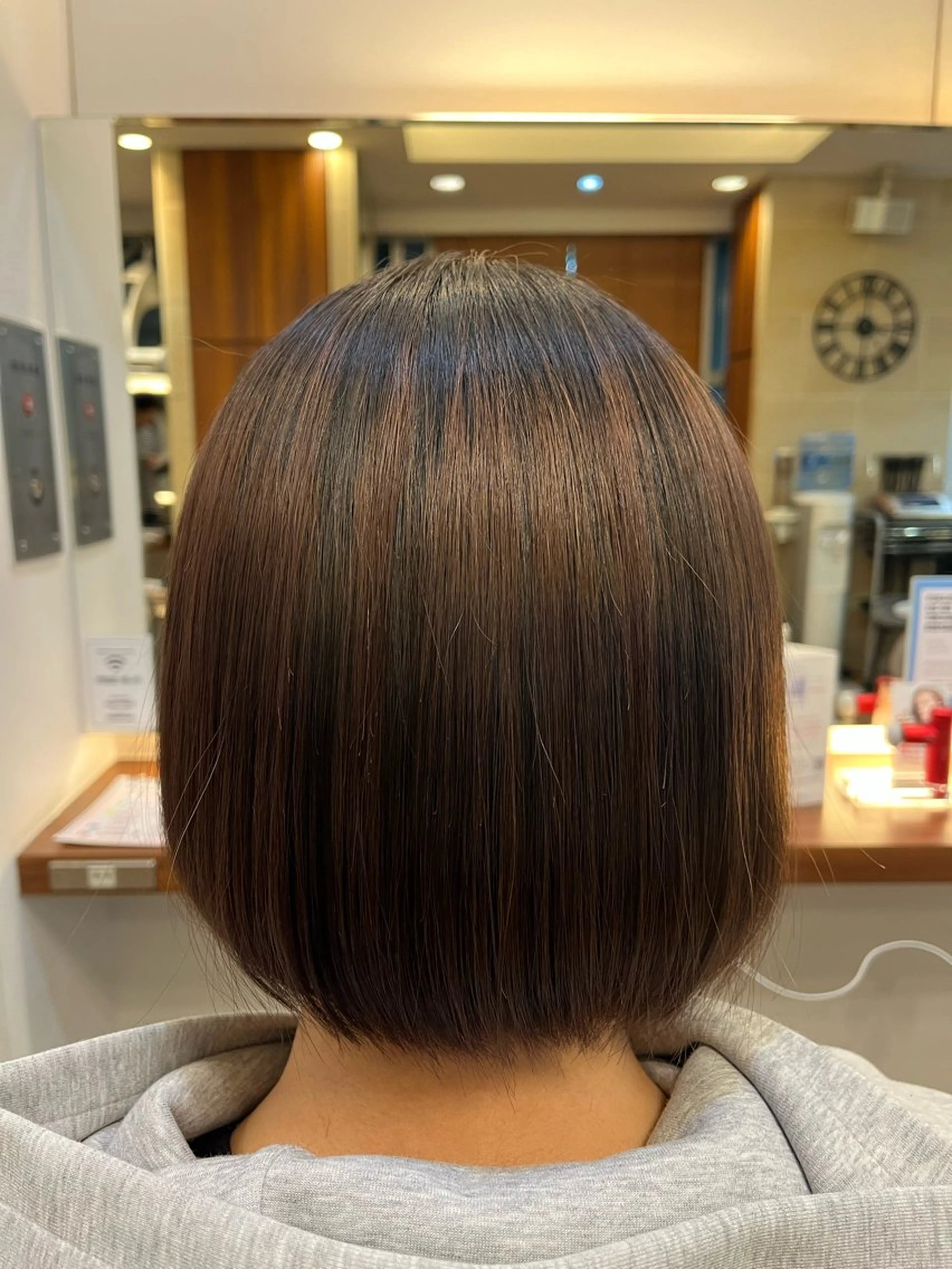 ショート 縮毛矯正 縮毛矯正 すばる/縮毛矯正 /似合わせカラーのヘアスタイル