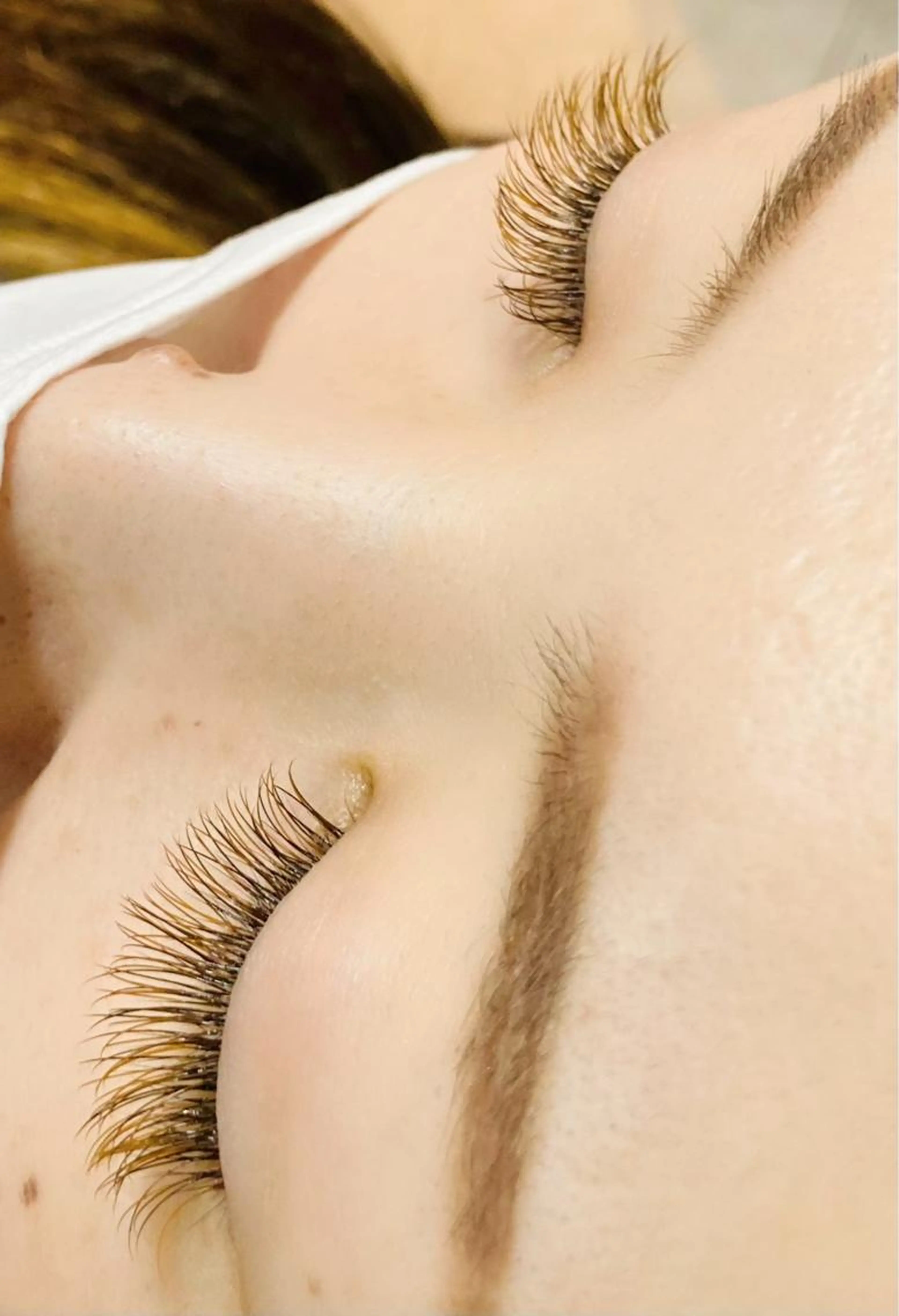 【ブラウンエクステ付け放題90分】の写真