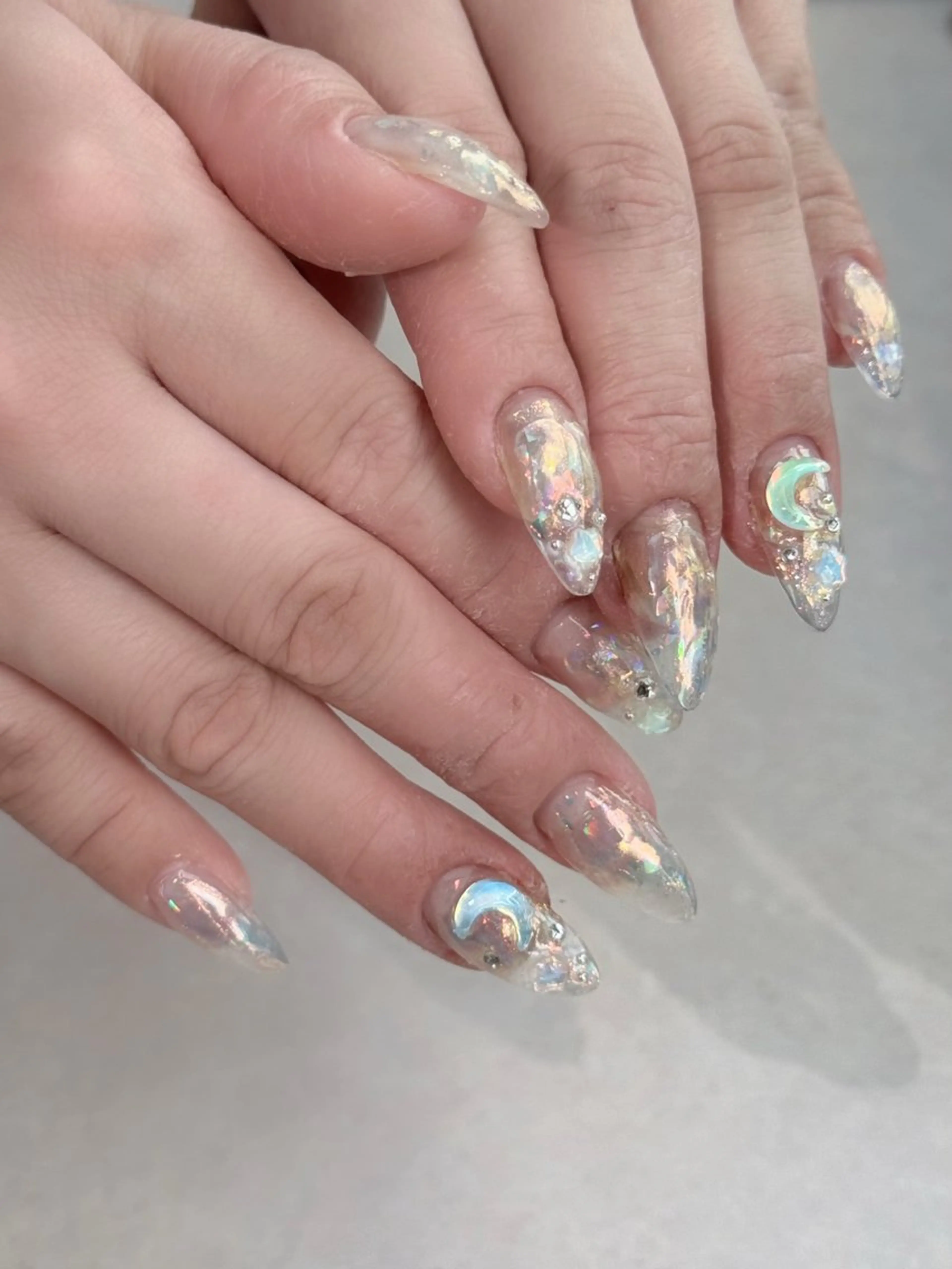 ネイル ハンドネイル NEW MOON takahoのネイルデザイン